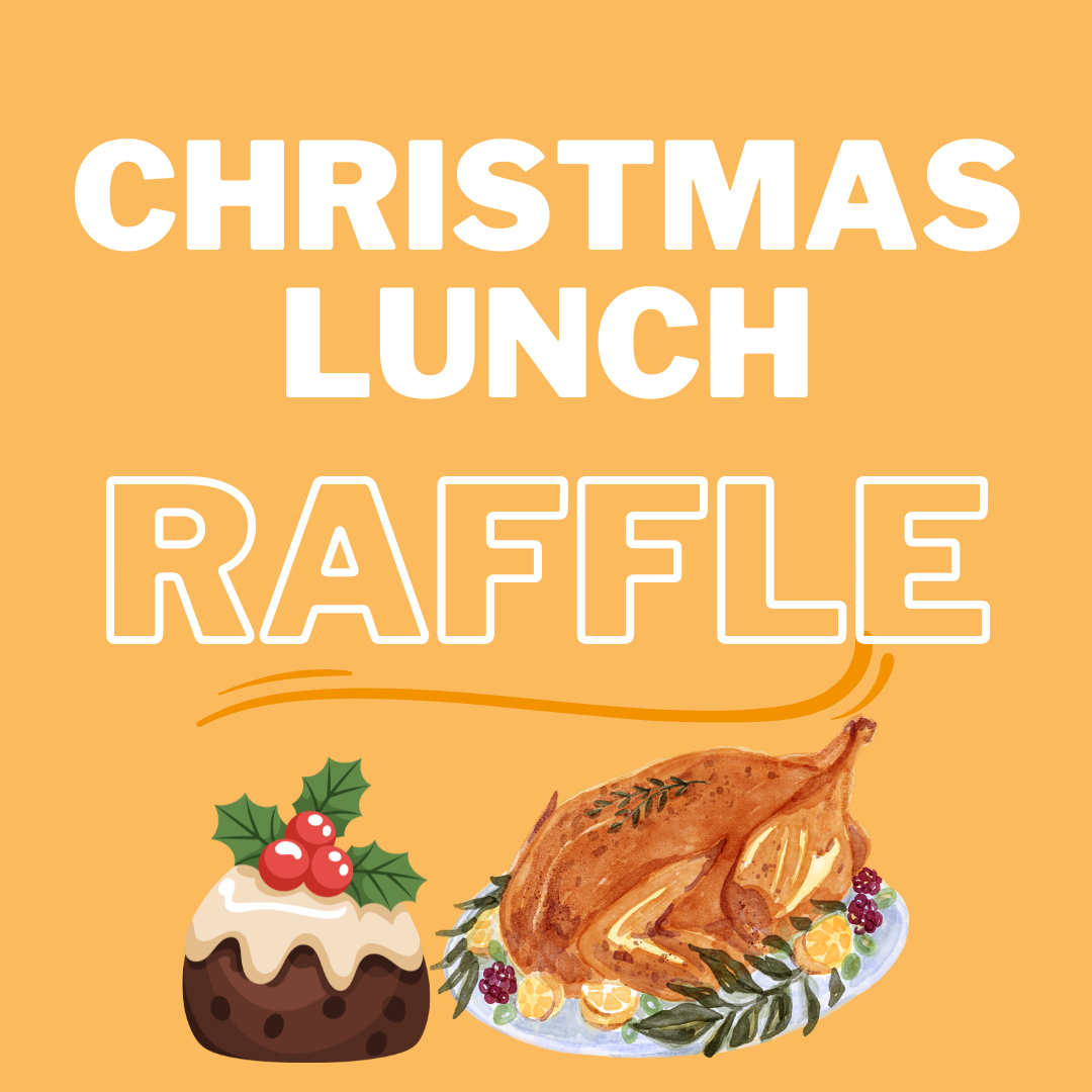 CHRISTMAS LUNCH RAFFLE, Kids Eat Free, Free Messy Makers &amp; live music 