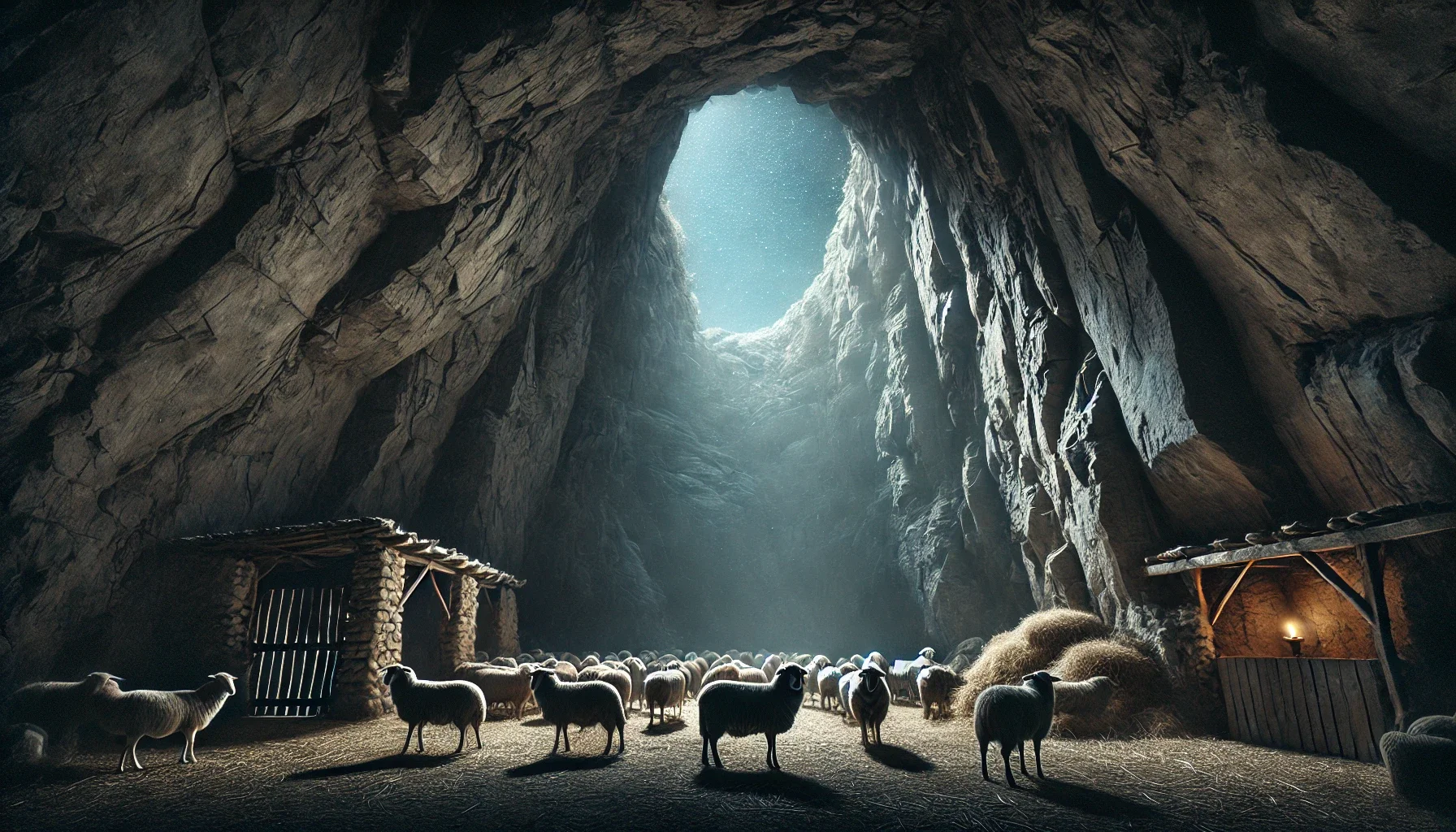 Sheep cave stable