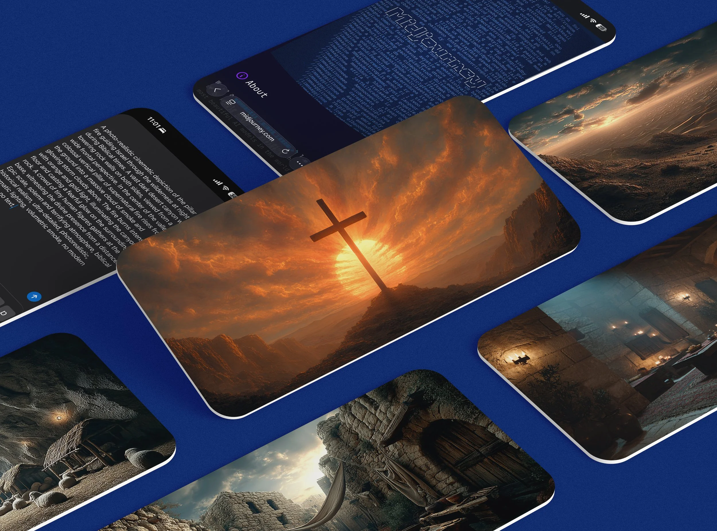 O Come, Emmanuel - AI Stage Visual Design