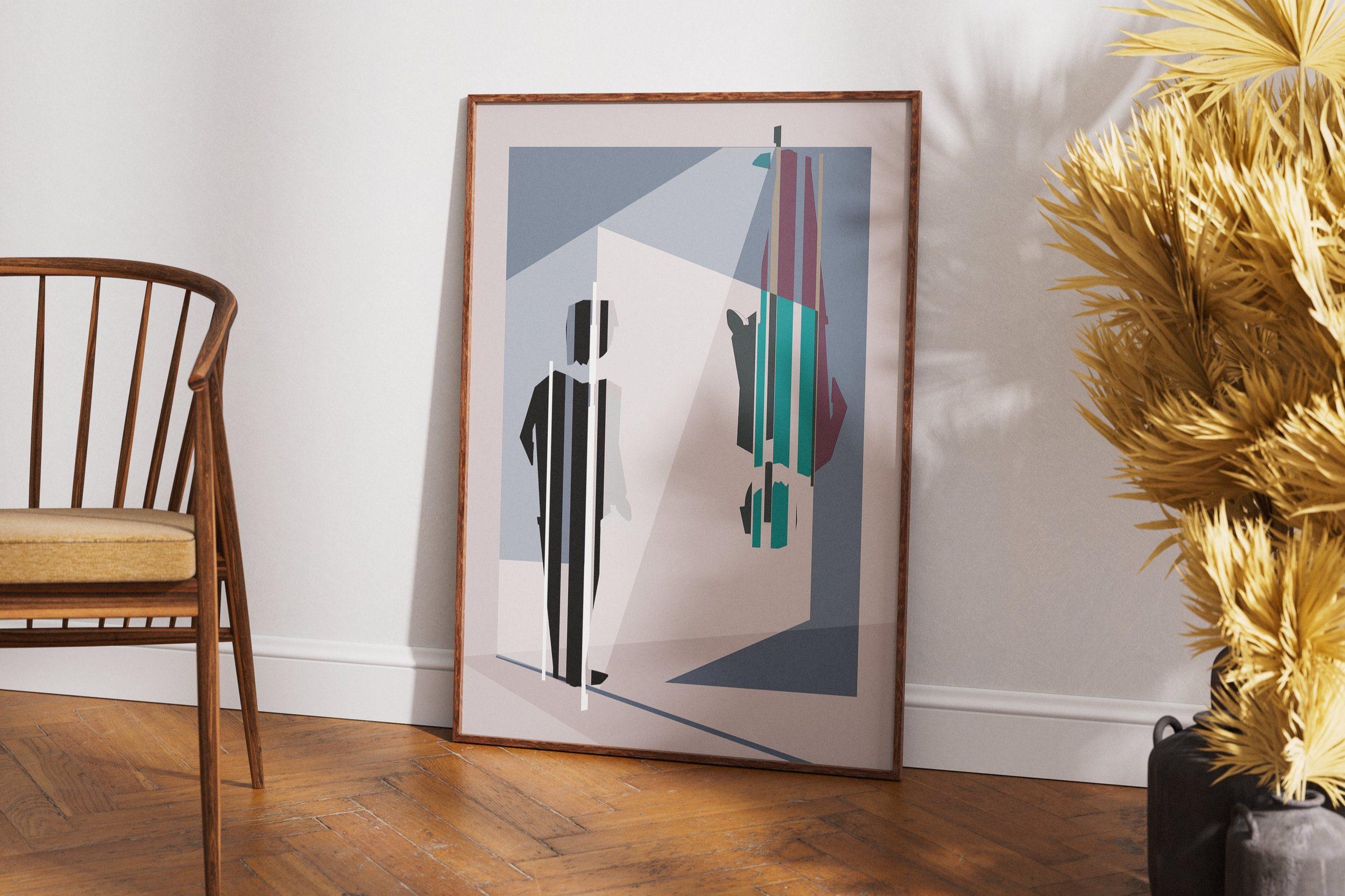 Posterserie “Miteinander” Motiv 1 - Spiegelungen