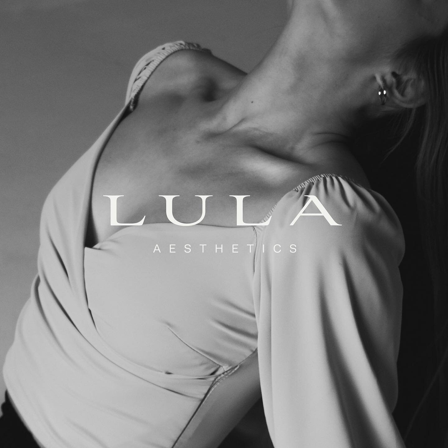 Introducing @lula.aesthetics 
 
Lula Aesthetics is a sophsticated and relaxing realm for those looking to elevate their appearance in a sleek and classy way.
 
Madison wanted a high end, classy and sophisticated brand that incorporated her signature 