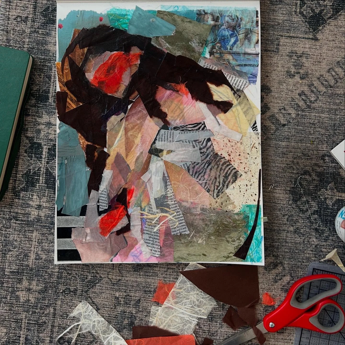 ✂️ Collage on Bristol 11x14

#art #artstudent #artist #collage #drawing #selfportrait #study #mixmedia