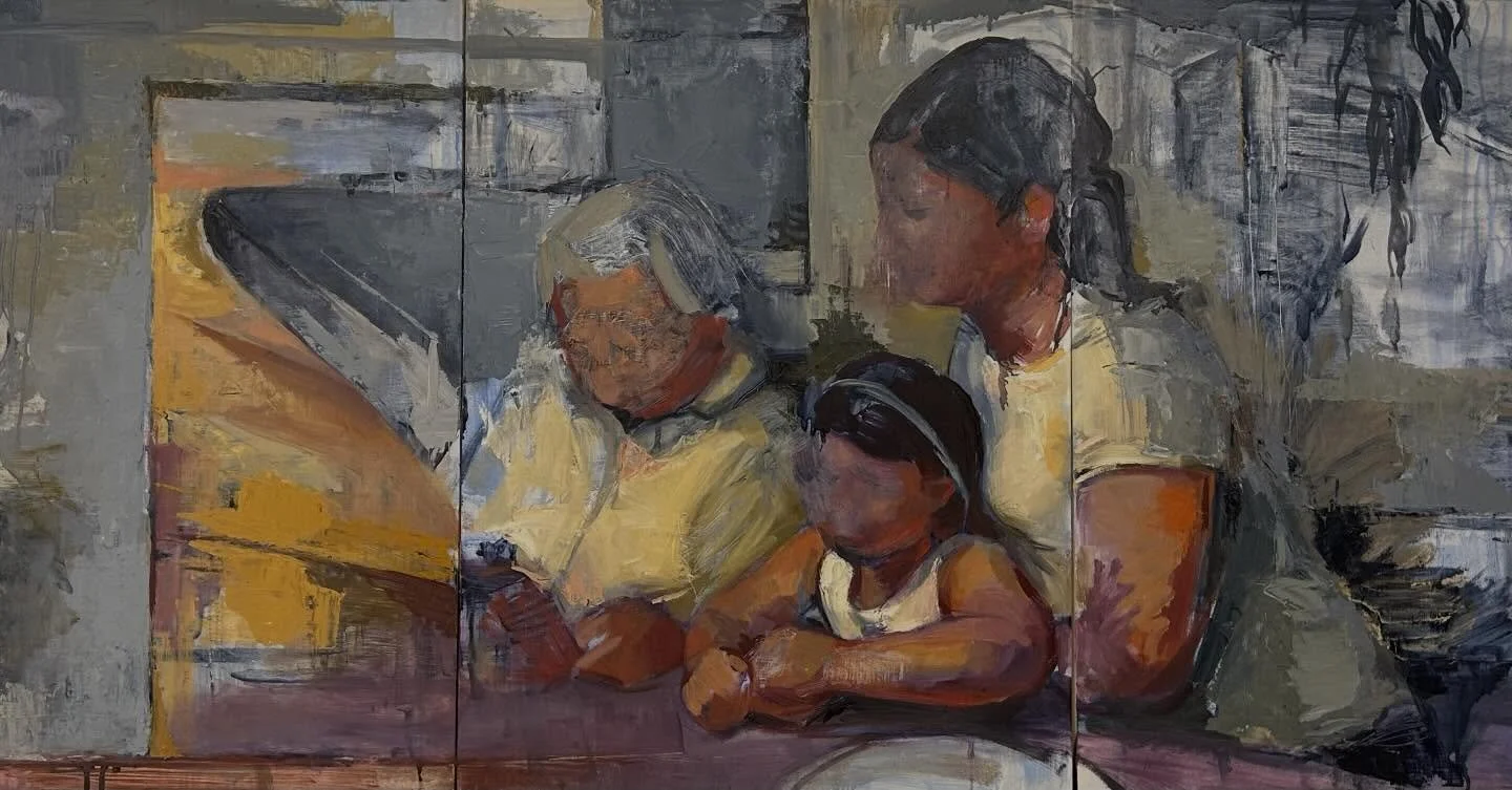 Triptych in progress 
Oil on wood panel

#art #artist #oilpainting #painting #inprogress