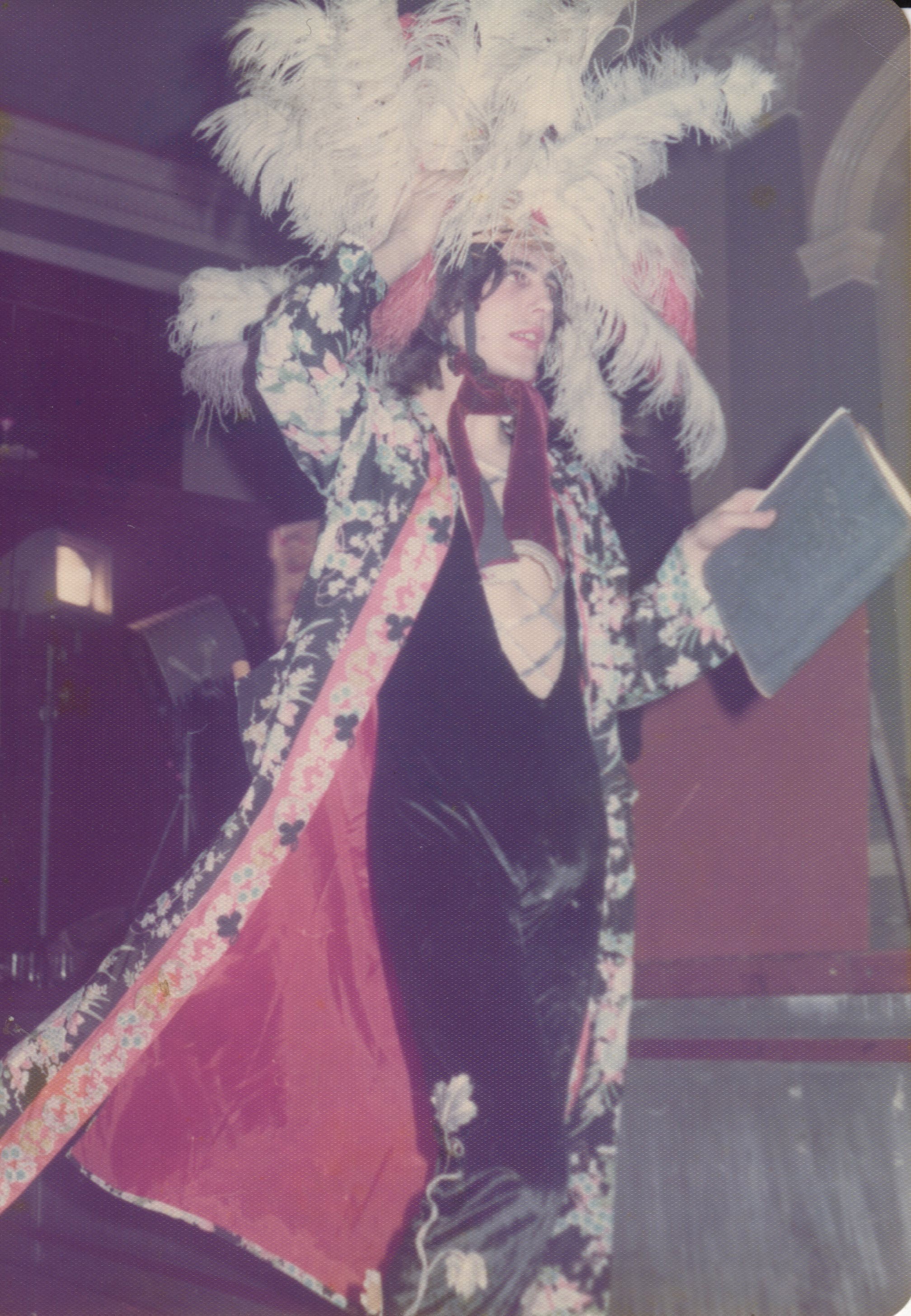 Julian Hows in a performance by Brixton Faeries theatre group at Fulham Town Hall