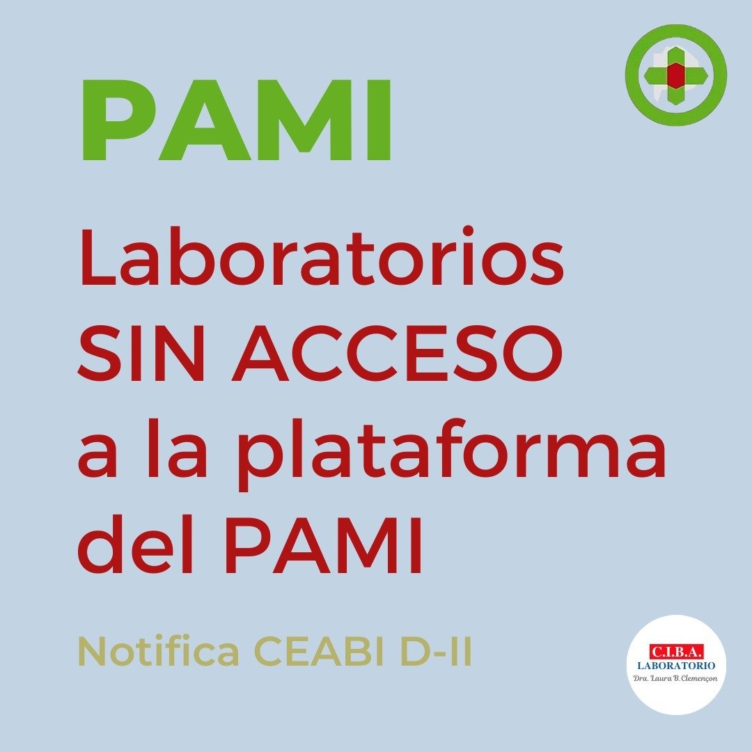 PAMI - Orden OME

&quot;Se informa que la Orden M&eacute;dica Electr&oacute;nica (OME) debe estar impresa por el m&eacute;dico en papel dado que los laboratorios no tienen acceso a la plataforma del PAMI como el resto de los prestadores&quot;.

Notif