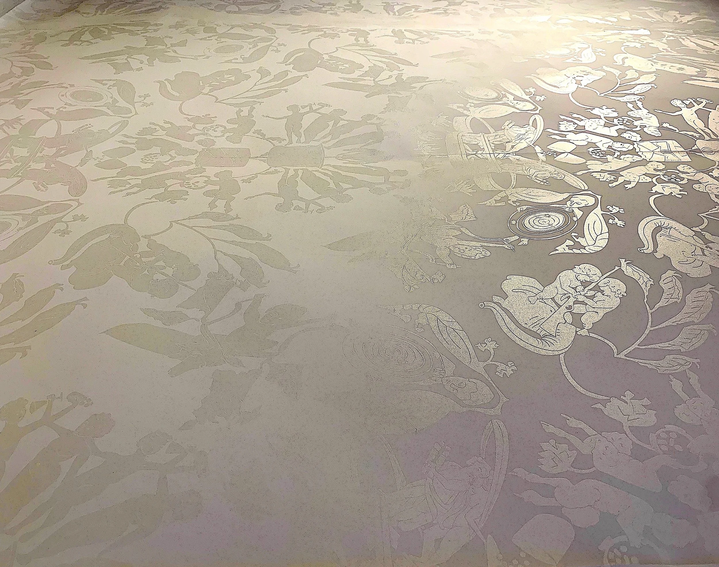 White on White Wallpaper 