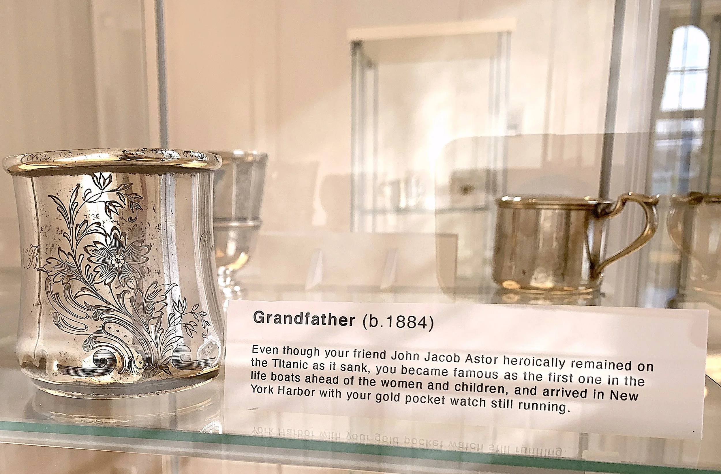 White Baby Cup Five of Sixteen (White Patterns Installation)