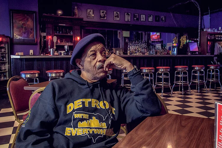 While the Marketplace is welcoming to everyone, Dearing has immense pride for African American contributions to the city. One of the Marketplace's main attractions are two vibrant, hallway-length murals painted by Curtis Lewis that cover black history in Detroit, from the black bottom neighborhood where Dearing grew up to important figures in entertainment, sports, and civil rights.