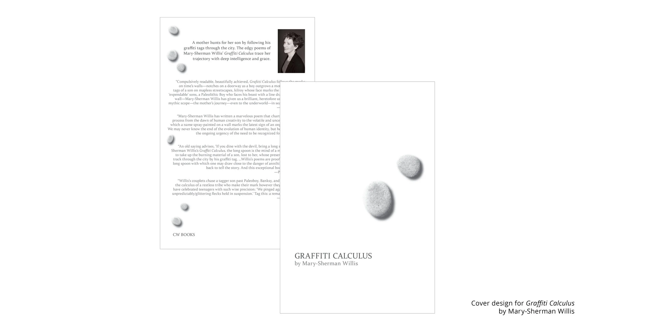 Graffiti Calculus book cover design and layout