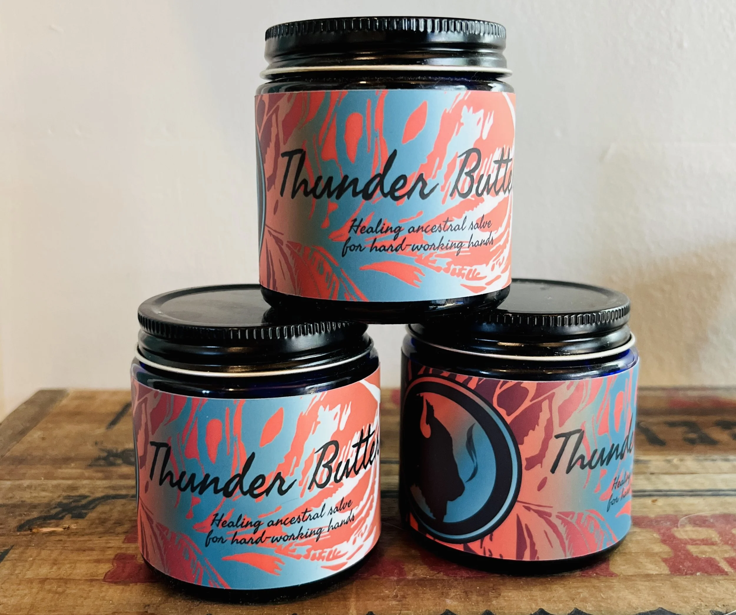 Body butter brand development and label design for the Salty Feather Tallow Co.