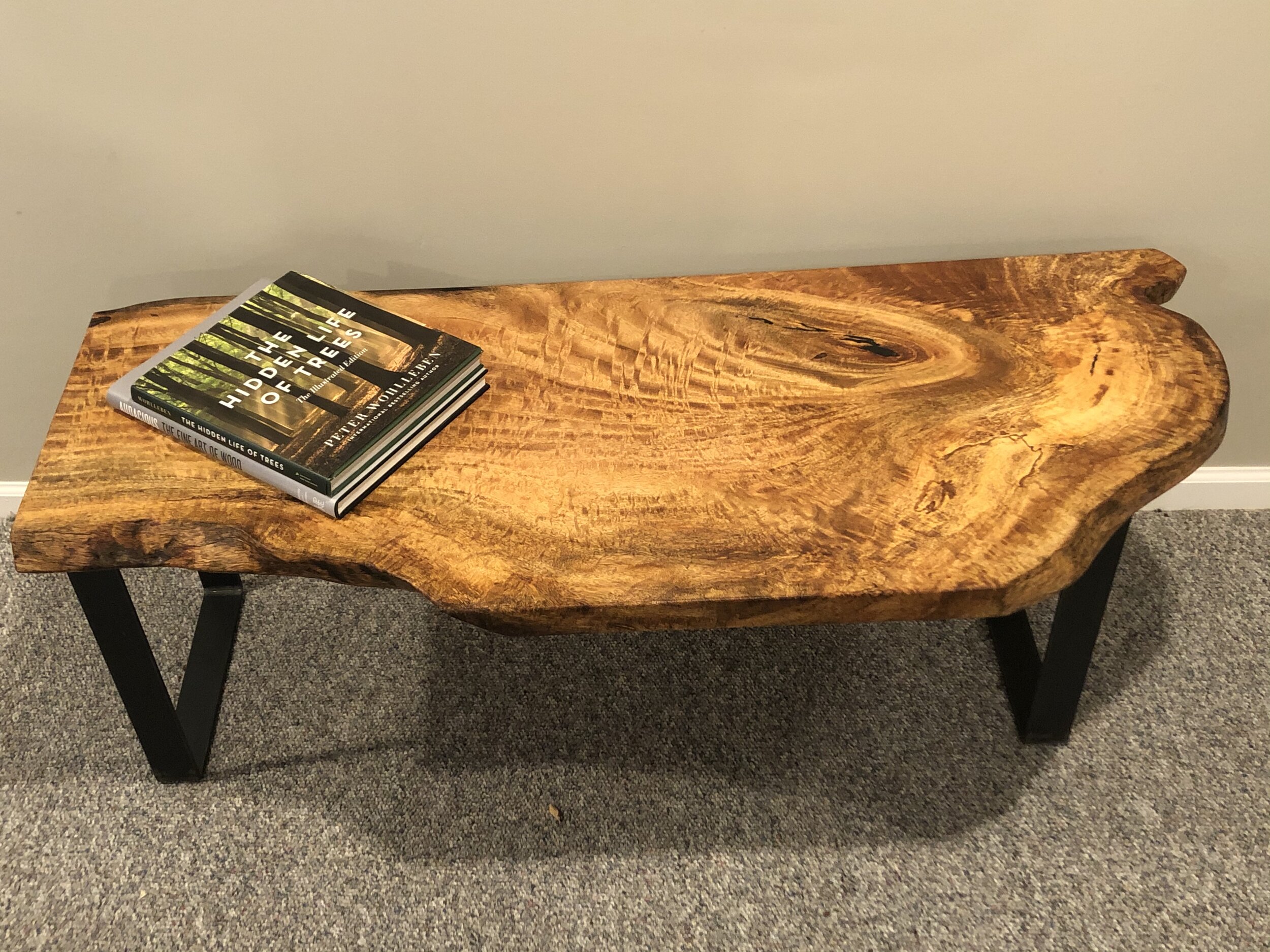 Coffee Table - Live edge Black Mango