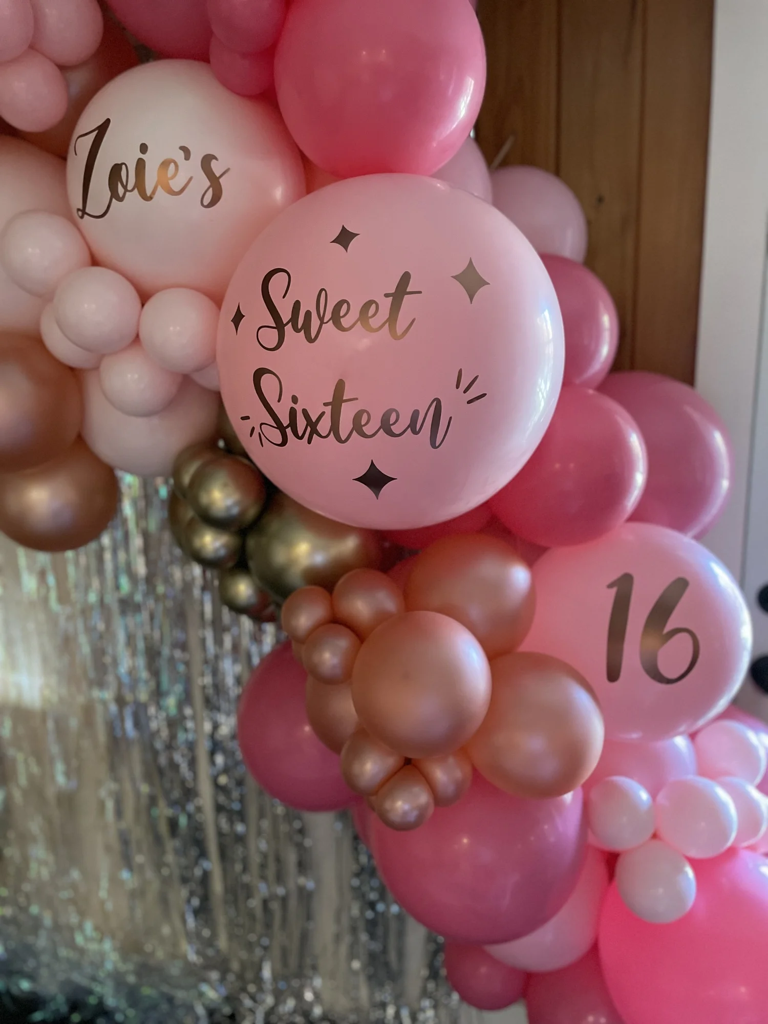 Pink balloon celebration styled by Lush Balloons by Melody