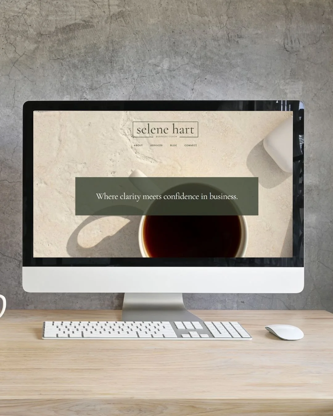 cutstom website design for selene hart by cmh and company