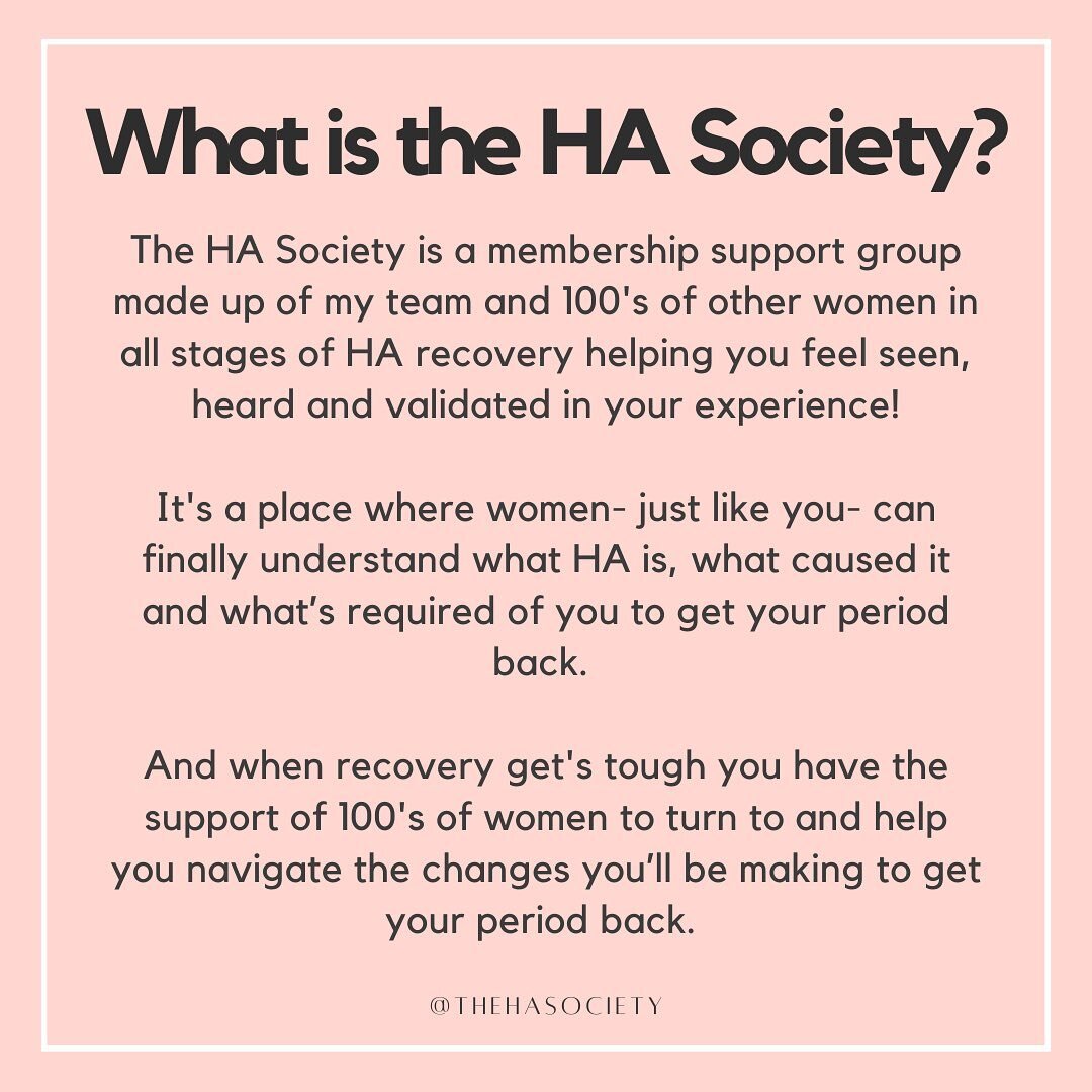 Support is so critical in HA recovery! 

Friends and family are great, but sometimes they can't quite understand exactly what we're going through in HA.

And so, if you're not ready for coaching, consider joining a support group like The HA Society ?
