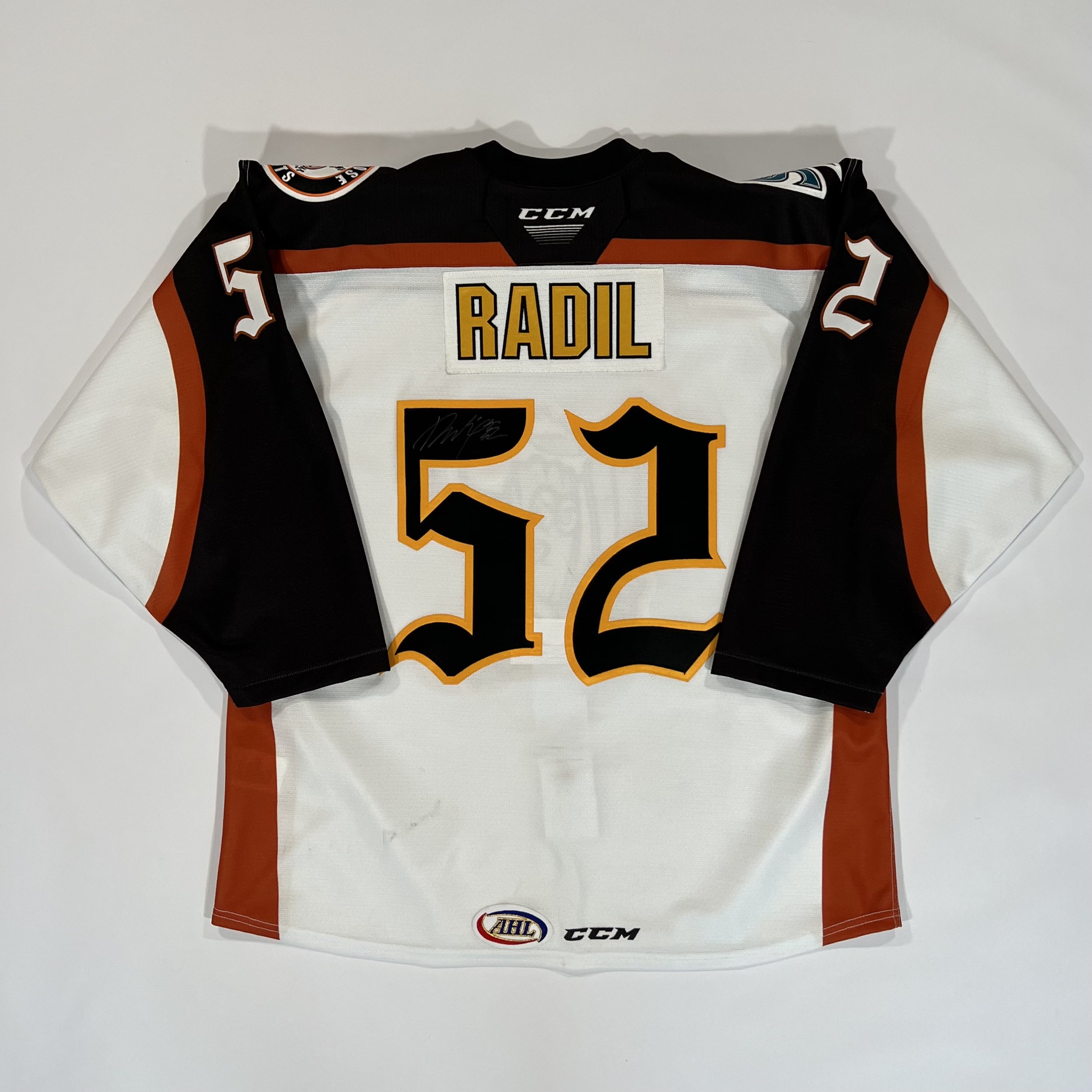 2014-2015 Matt Taorminca AHL All-Star Game Worn-Warm-Up jersey.