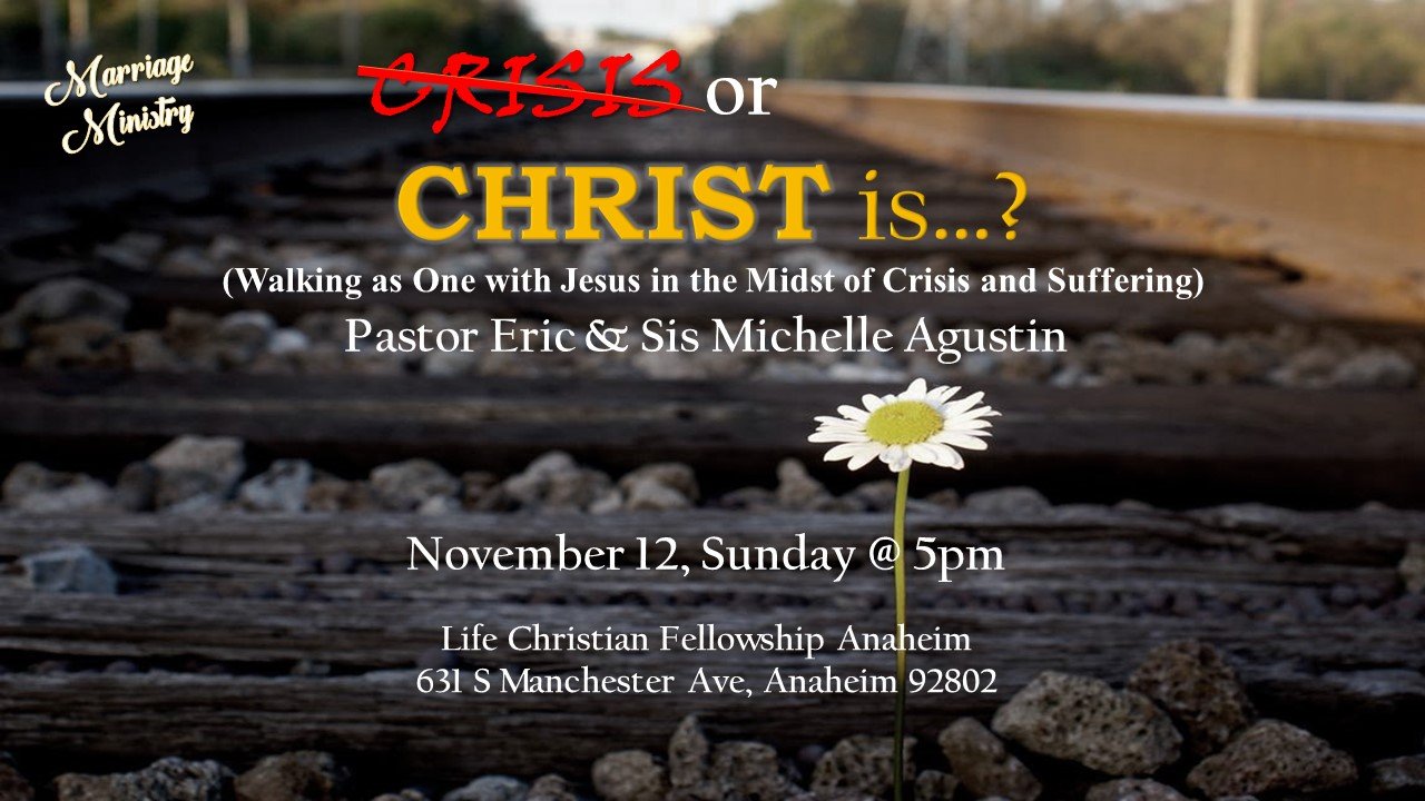 CRISIS or CHRIST is…?