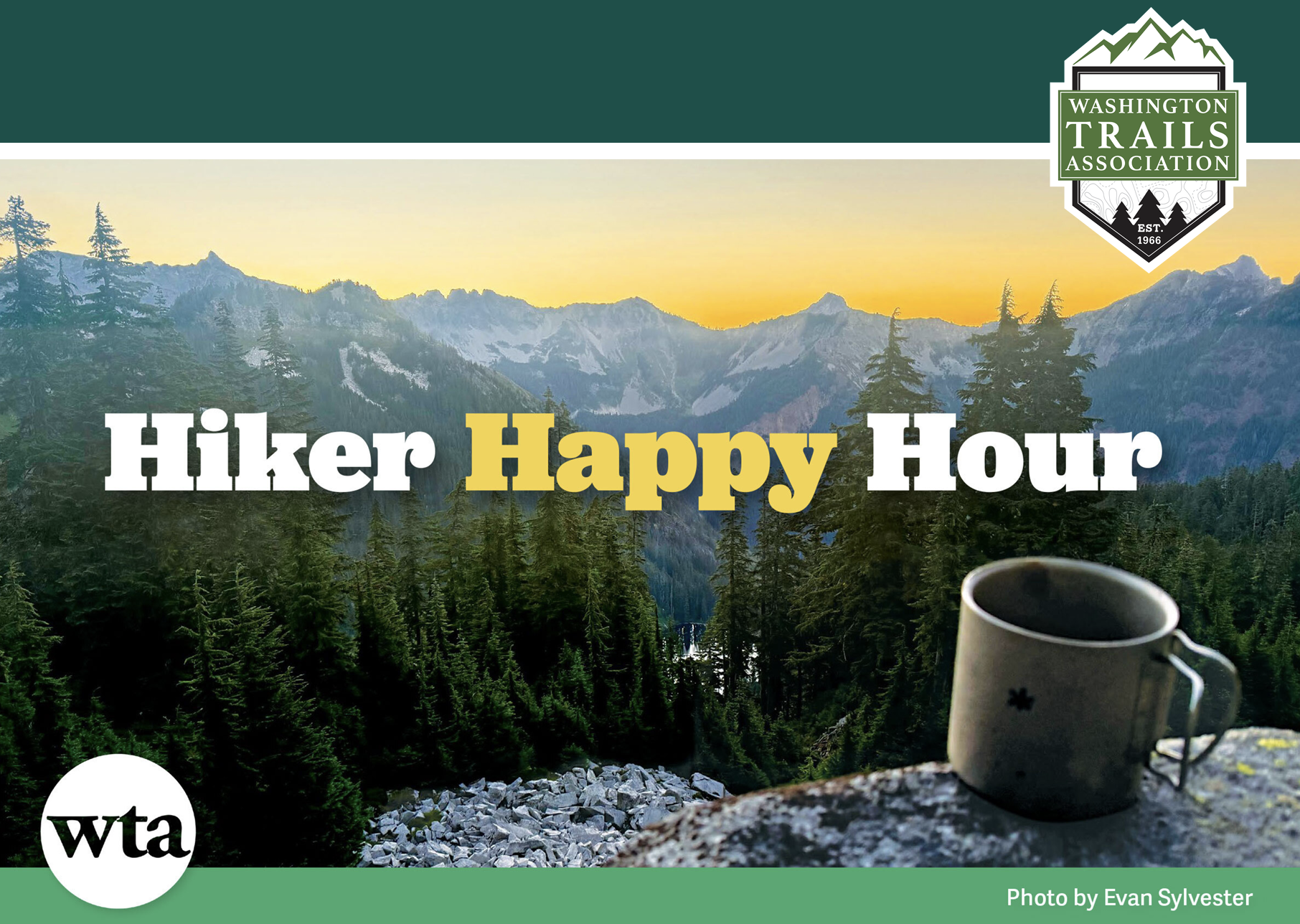 WTA Hiker Happy Hour! *Ticketed Event - Wildland Closing Early*