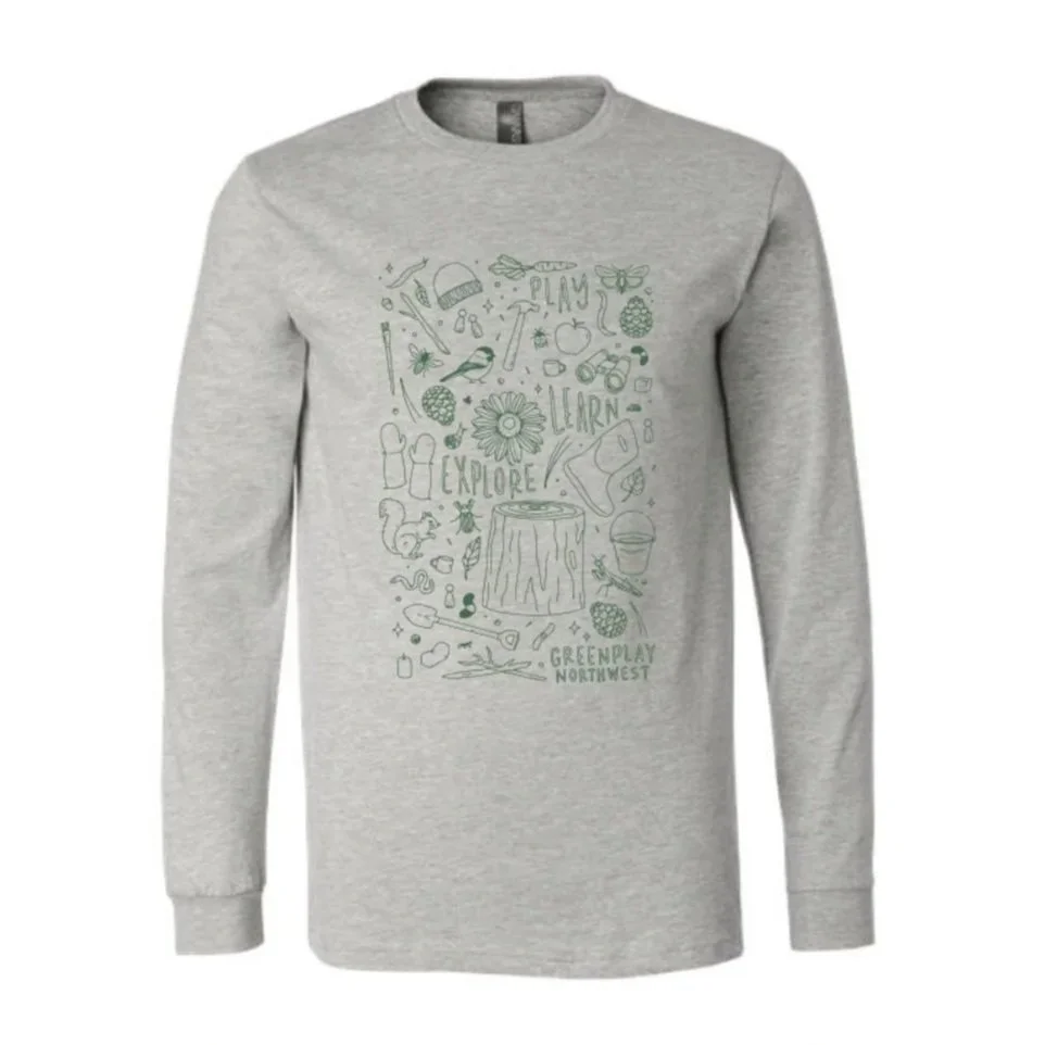Adult Long Sleeve in Grey