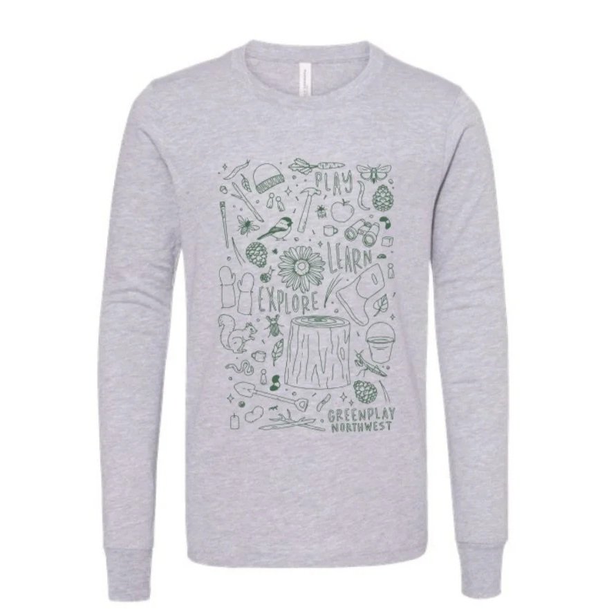 Youth Long Sleeve in Grey