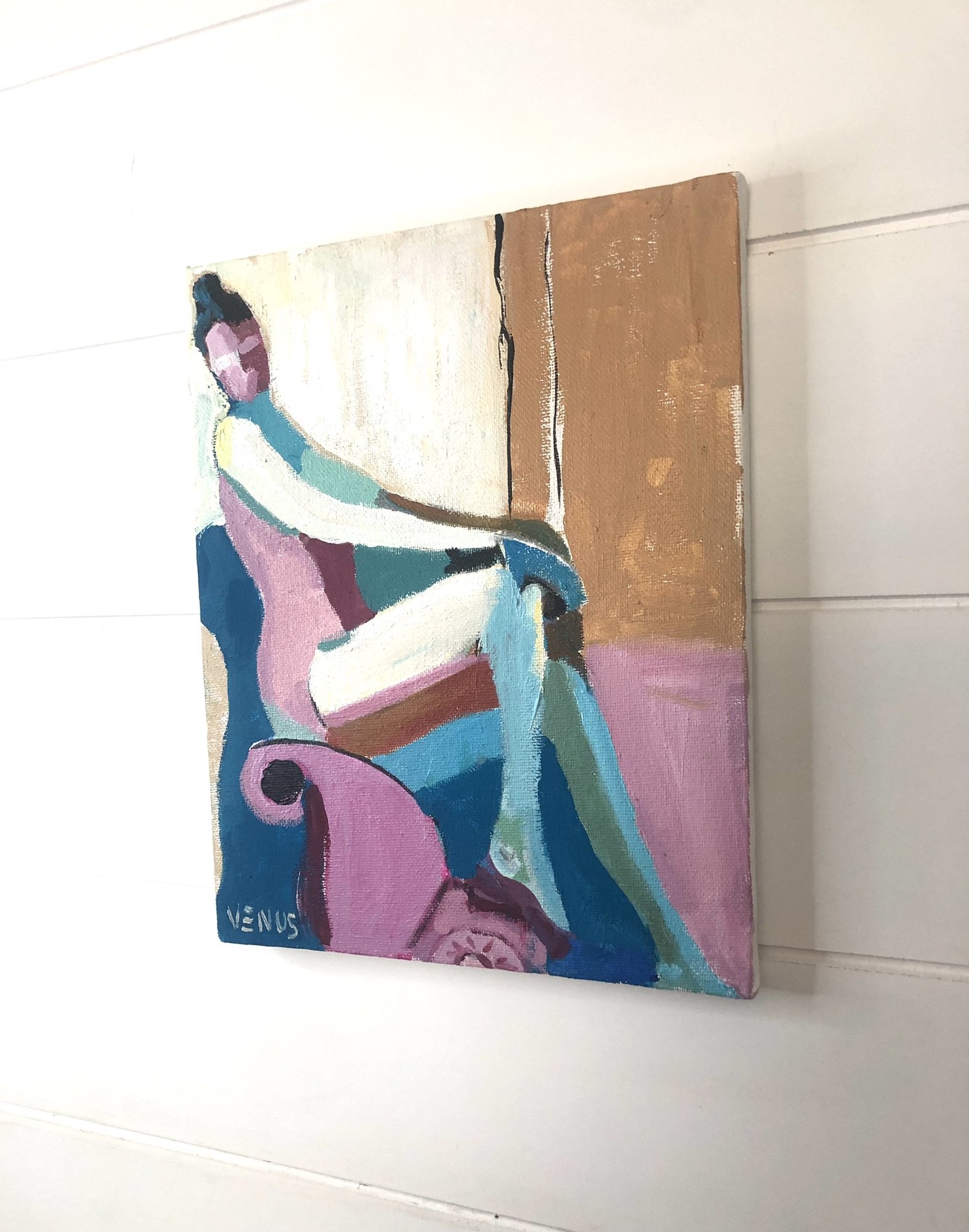 Lady Grace Woman Figure Study Portrait Painting Print