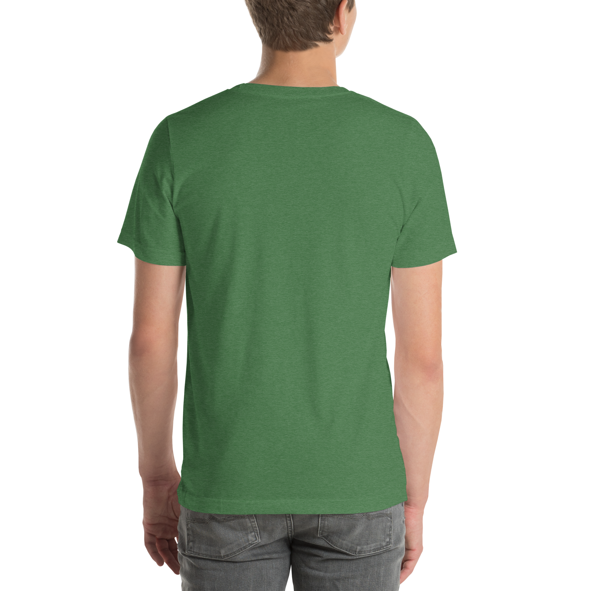 unisex-staple-t-shirt-heather-grass-green-back-6925ebe6013bc.webp