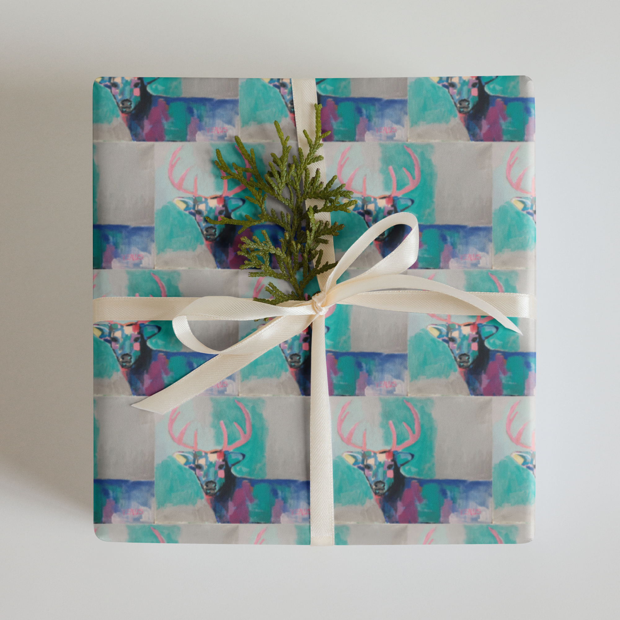 A Forest of Fun: Deer Wrapping Paper Sheets — The Art of Venus