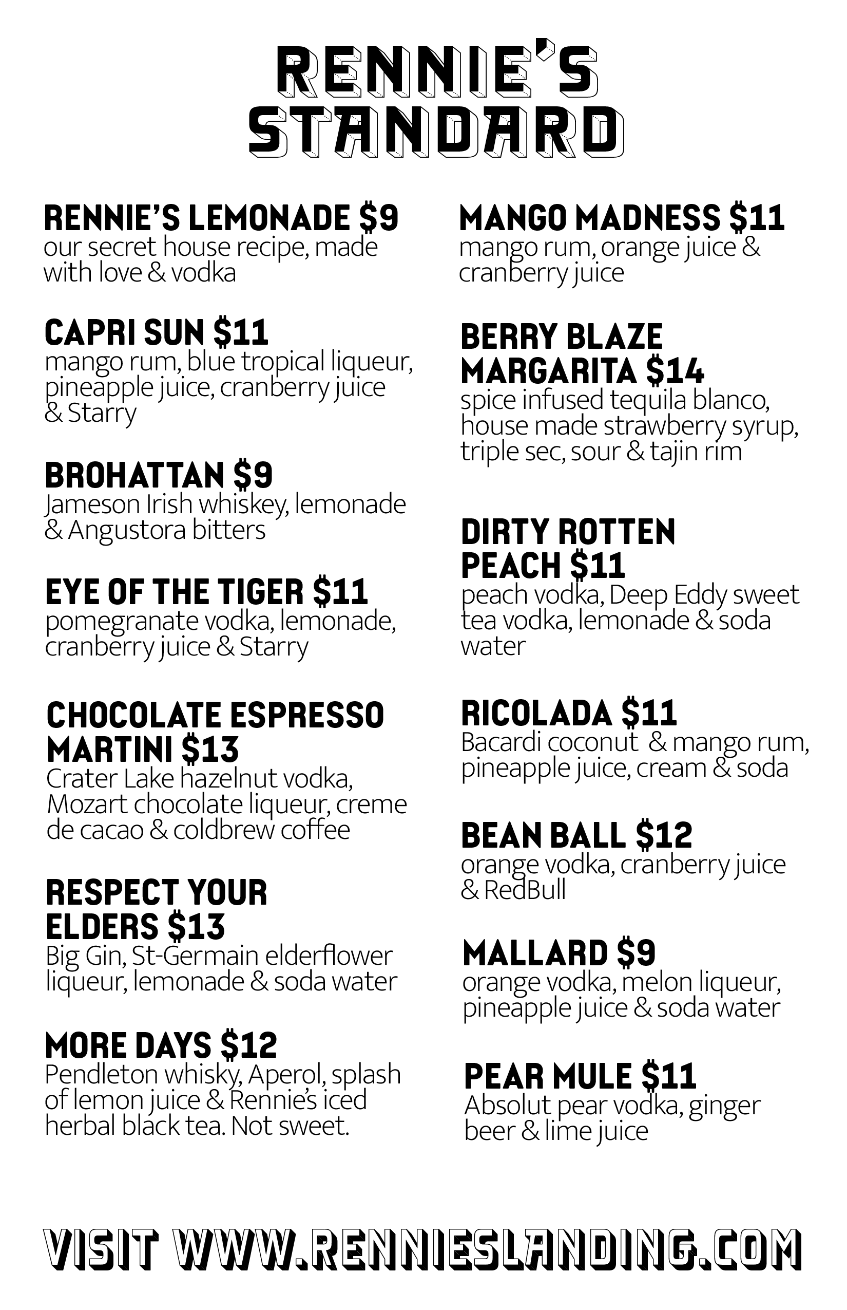 Beer New Pricing_Standard Cocktails.png