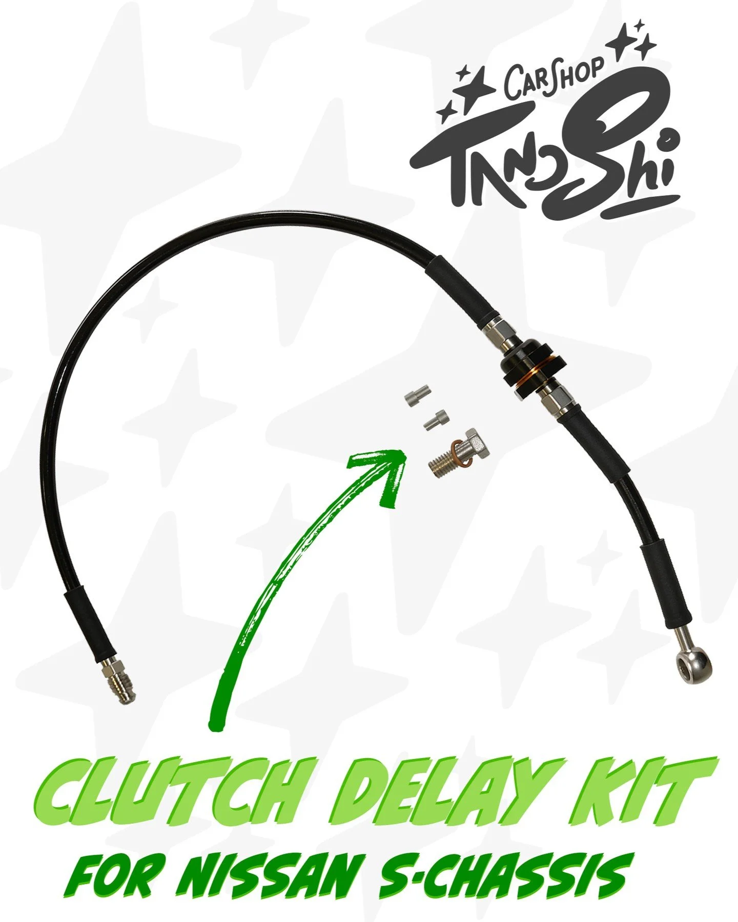 Next time you blow an SR20 gearbox... Remember the last slide &gt; 😏

Should have installed a Clutch Delay Valve 🤷&zwj;♂️

Kits now available to suit all S-chassis, and both small (SR/CA/RB20) and big (RB25) Nissan gearboxes. 

The CST Braided Clut