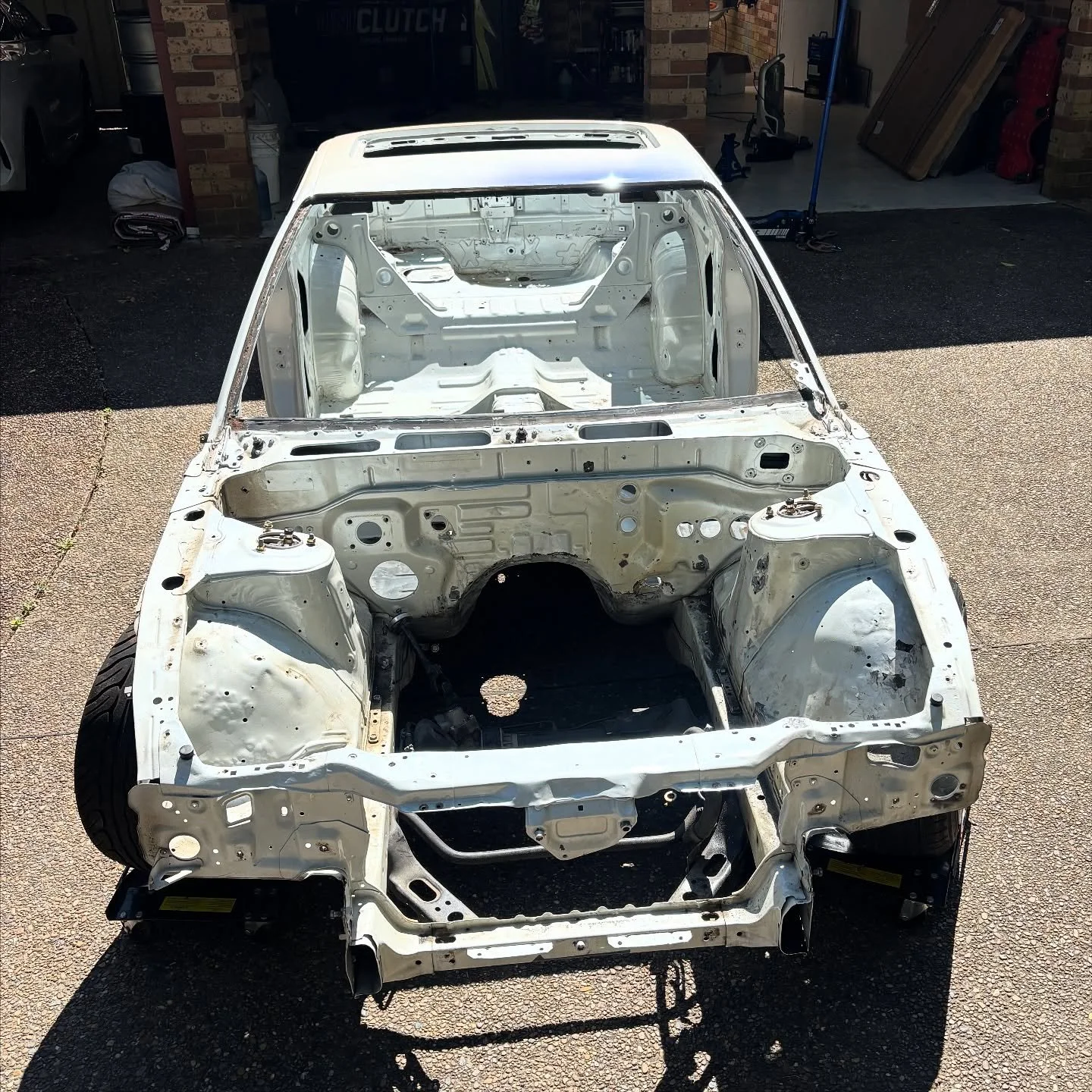 (Queue the &ldquo;this was a perfectly functioning car last week&rdquo; comments) 

Yep - we&rsquo;re starting from scratch ✨