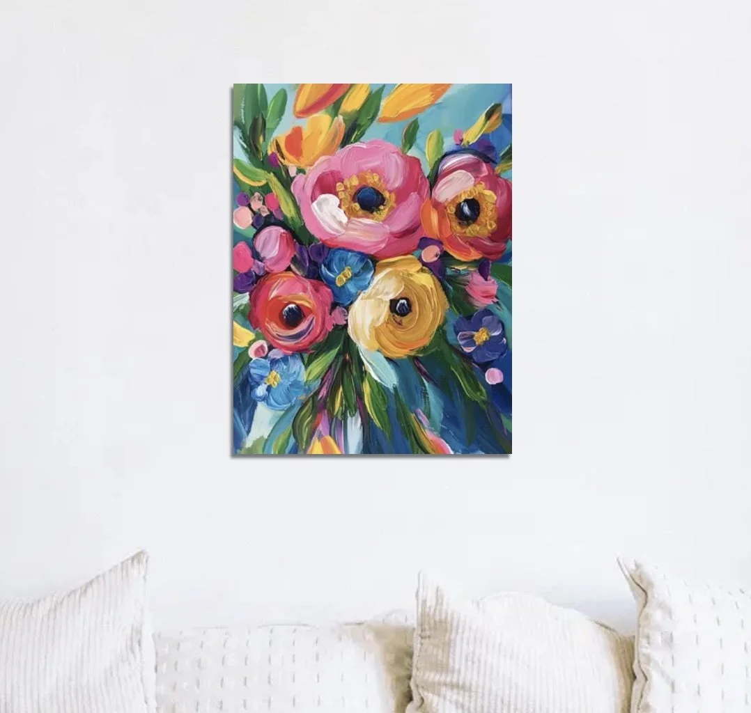 Soirée peinture : Des fleurs sauvages pour maman