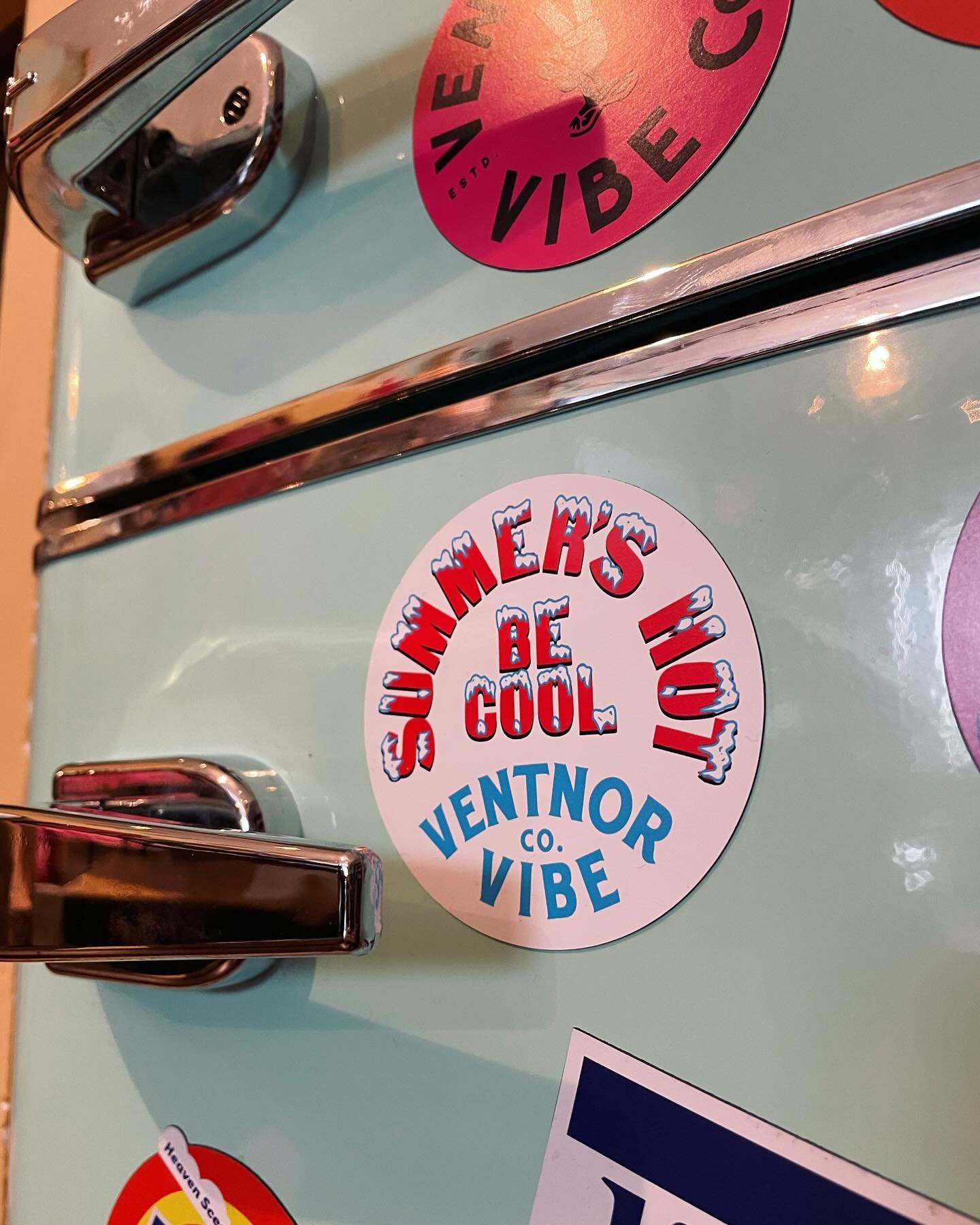 New magnets, same old vibes. Just 46 days &lsquo;til the end of 46 degree weather. See ya soon Ventnor ✌️