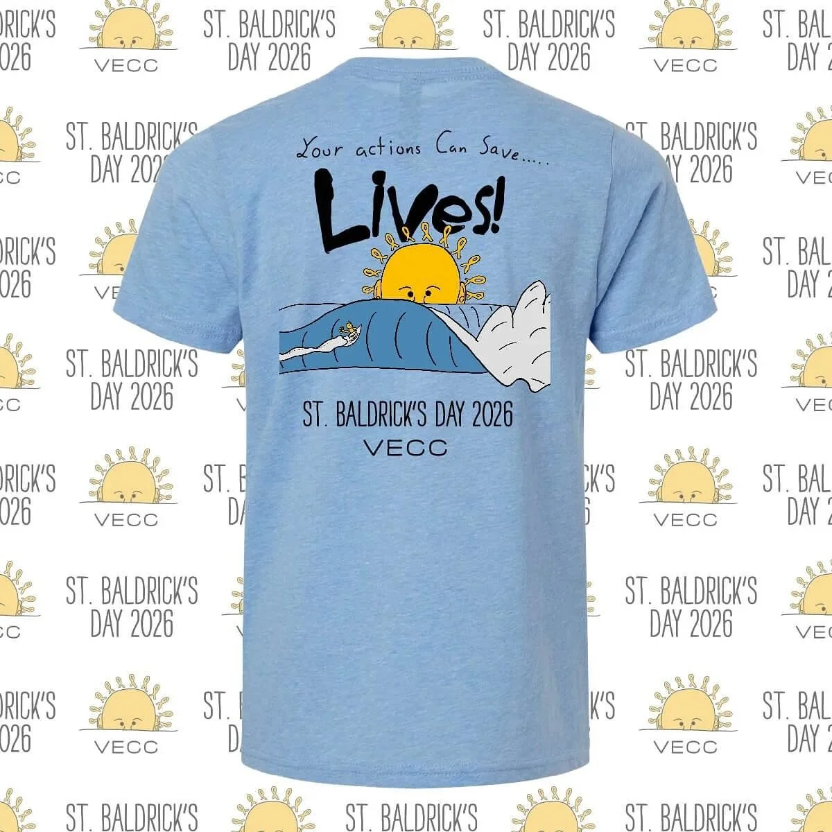 Introducing the 2026 VECC St. Baldrick&rsquo;s T-shirt, designed by Reilly Cannon and Sydney &ldquo;Aussie&rdquo; Klauder. 

Each shirt sold helps the St. Baldrick&rsquo;s Foundation to fund pediatric cancer research. Do good, look good, and feel goo
