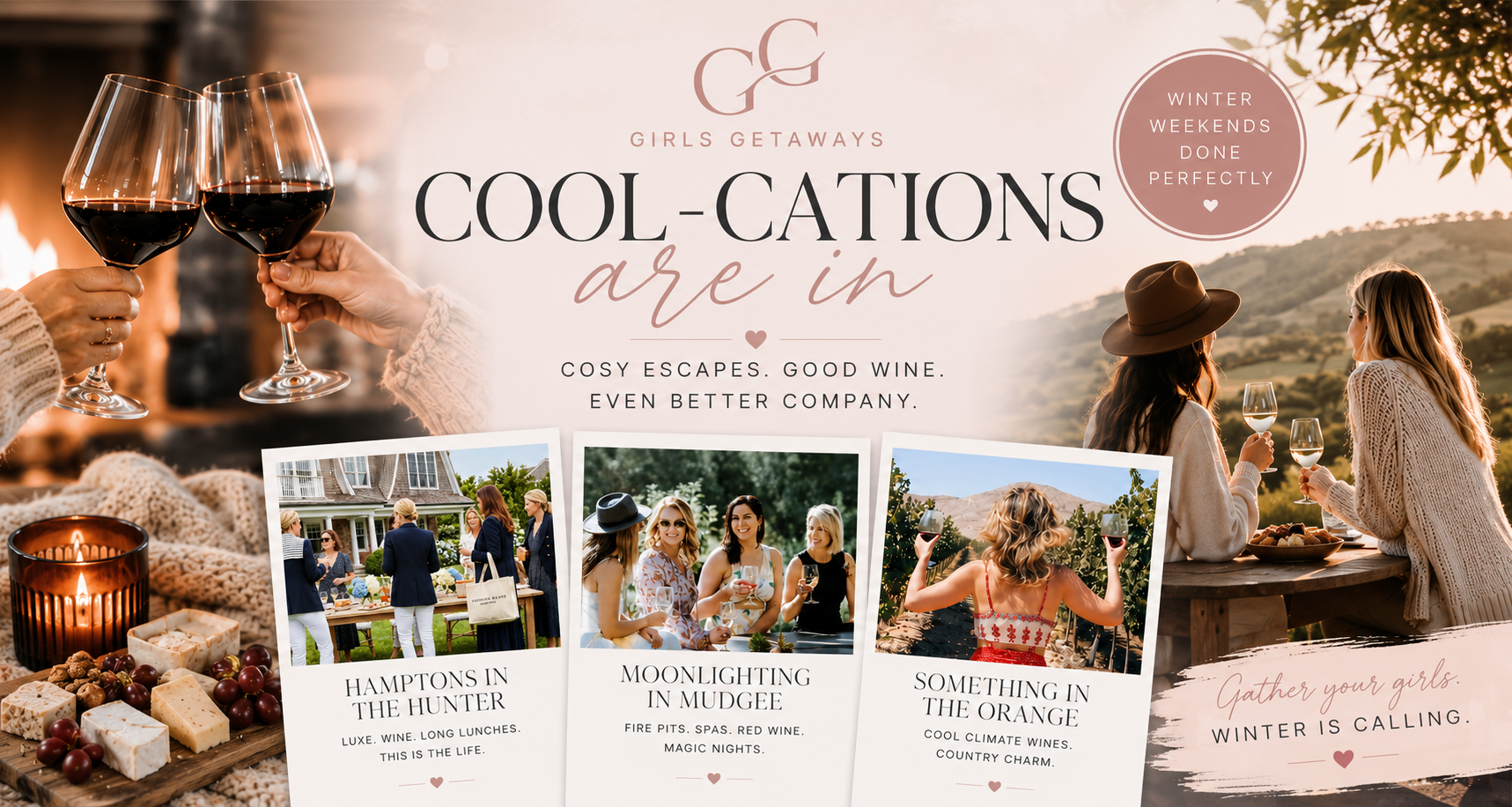                               Cool-cations are in..