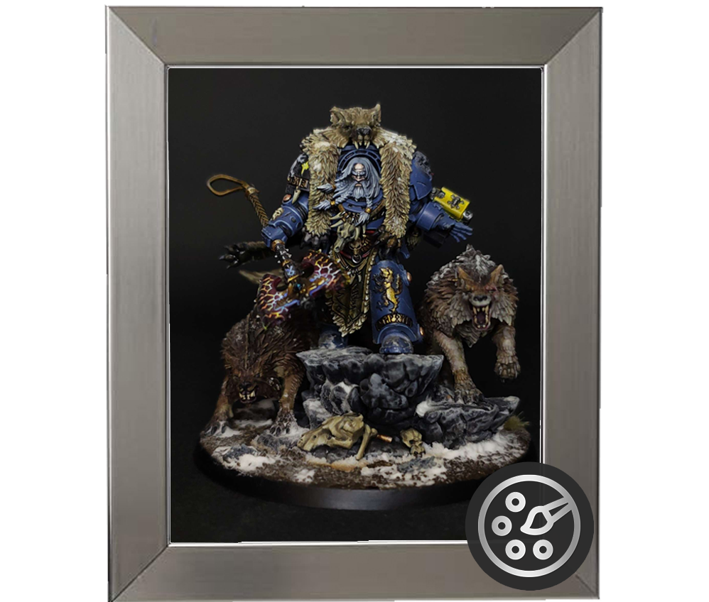 Logan Grimnar in Silver Frame with the Character Level Logo