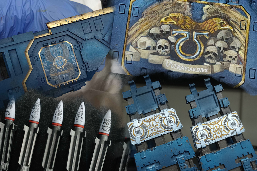 Now we paint in the details and add depth through shading