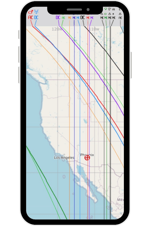 astrocartography map online phone