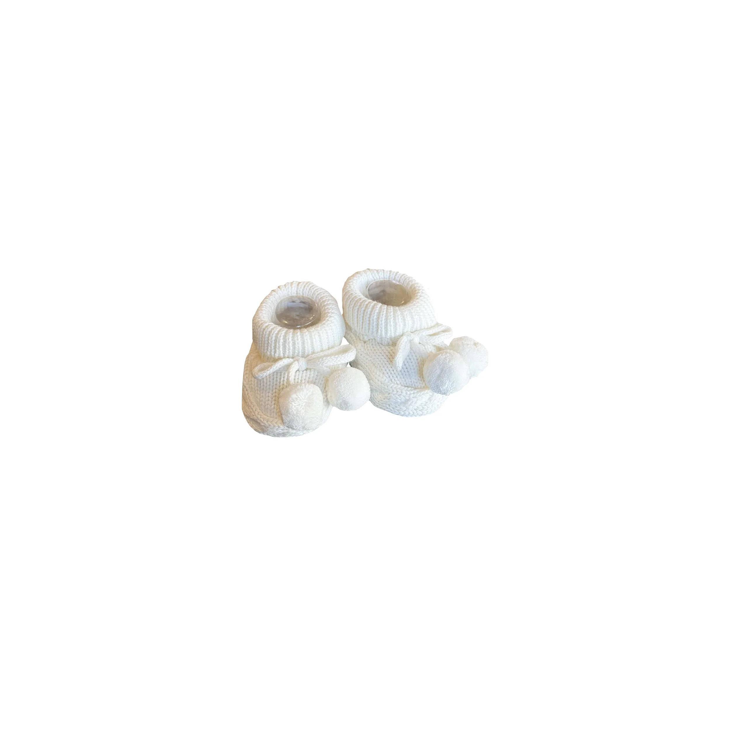 Halo Booties Off White