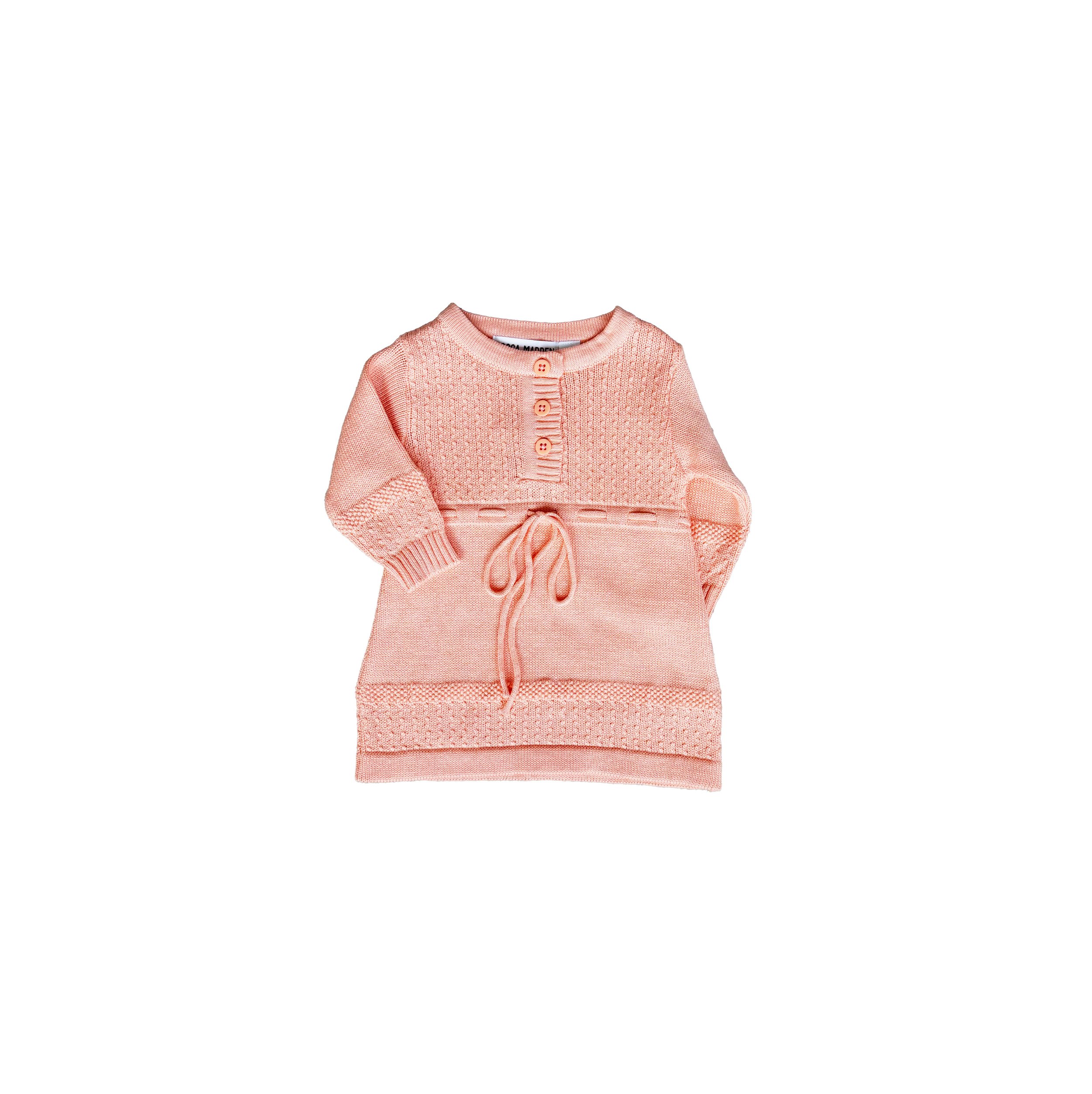 RMW25-Goldie-Fancy Knit Dress-Peach.jpg