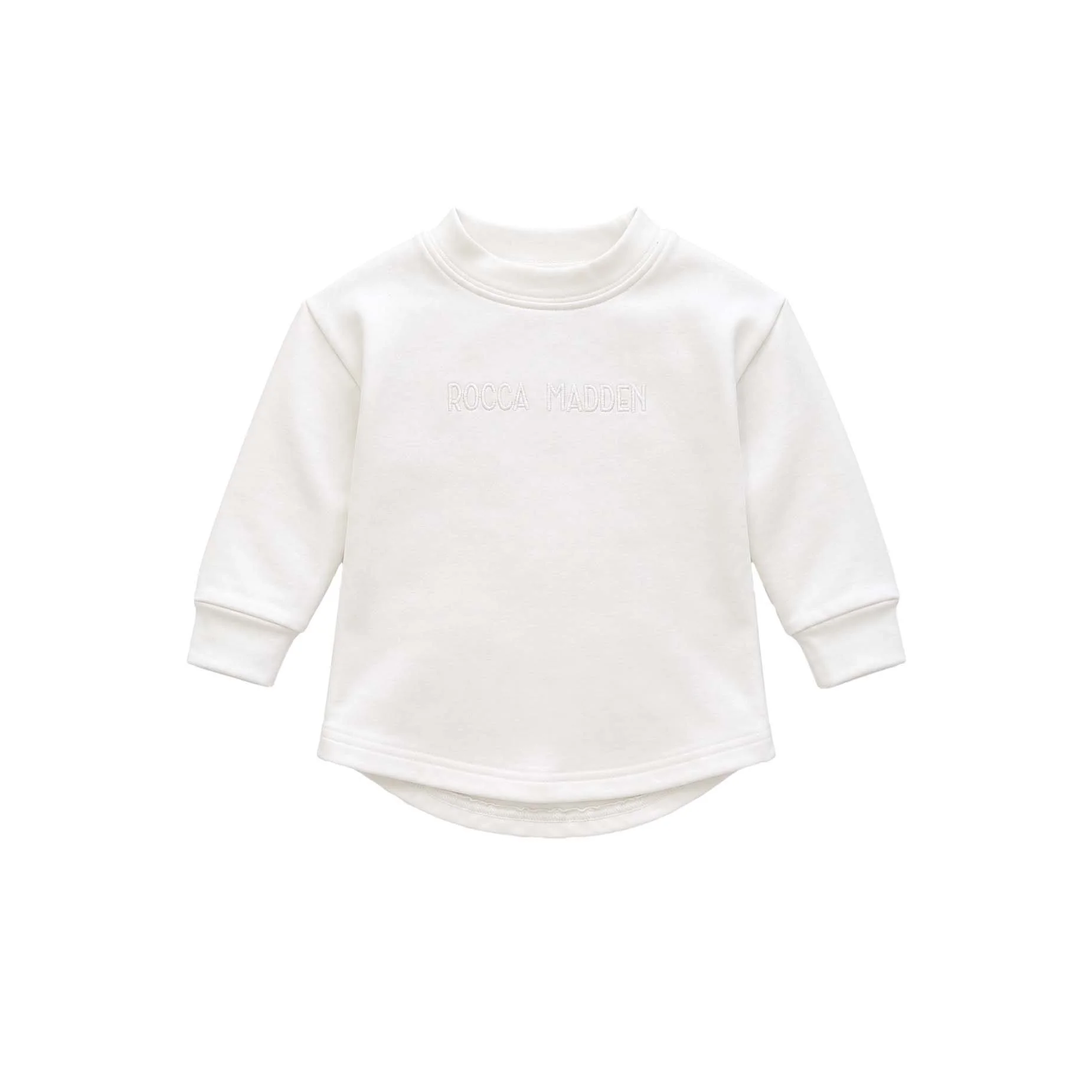 Bridger Emb Droptail White