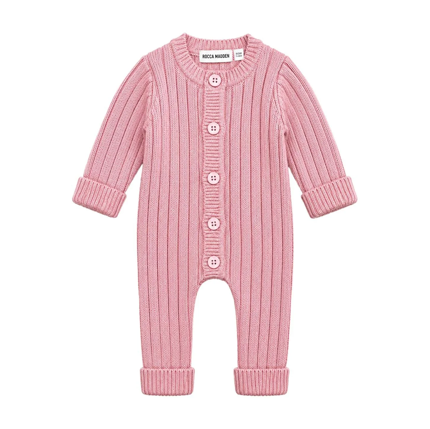 Raya Rib Romper Petal