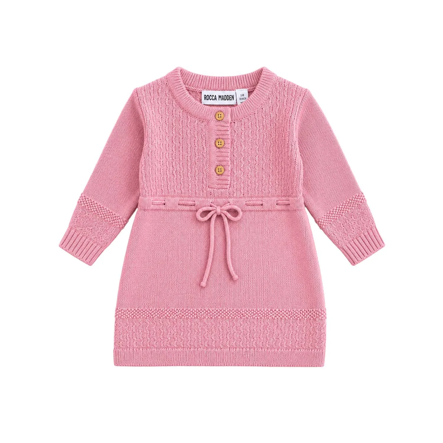 Raya Fancy Knit Dress Petal