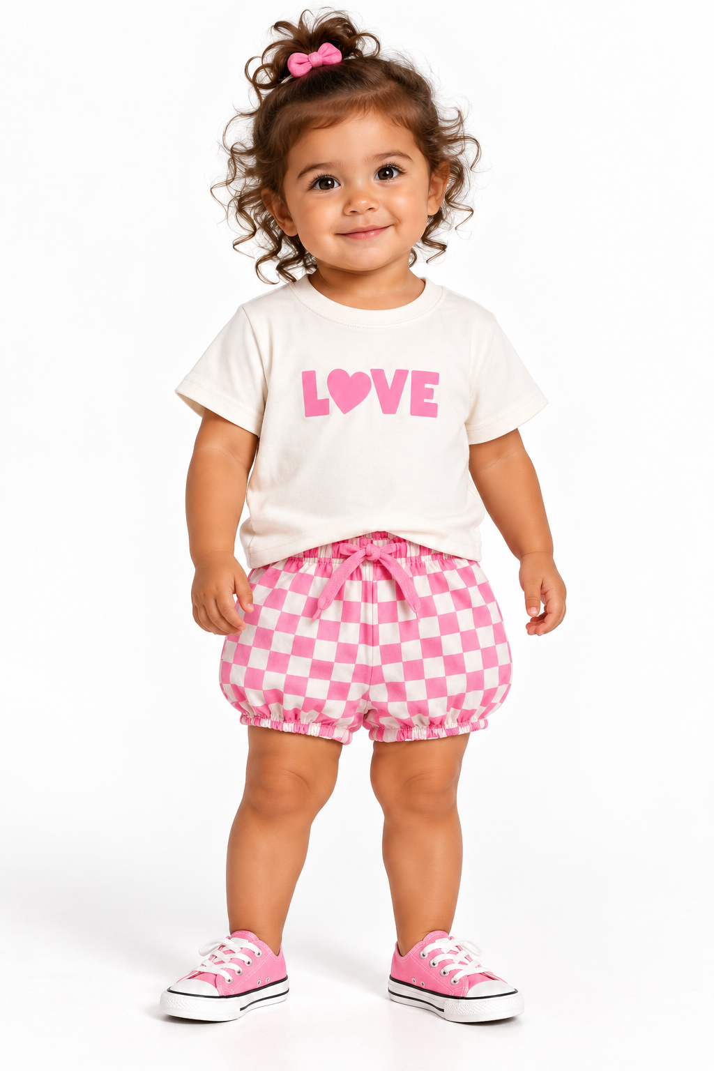 Adorable Toddler in Pink LOVE Outfit.png
