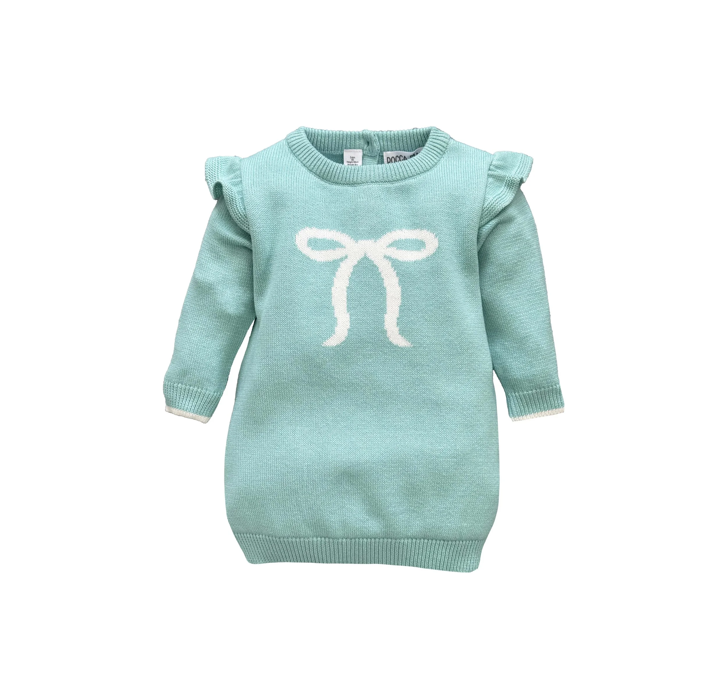 Charlotte Knitted Dress Aqua