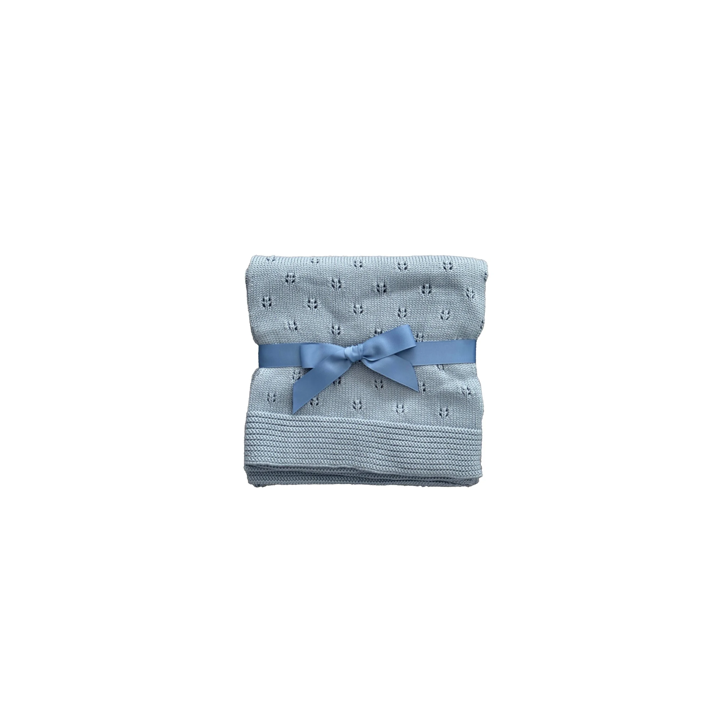 Halo Pointelle Blanket Pacific