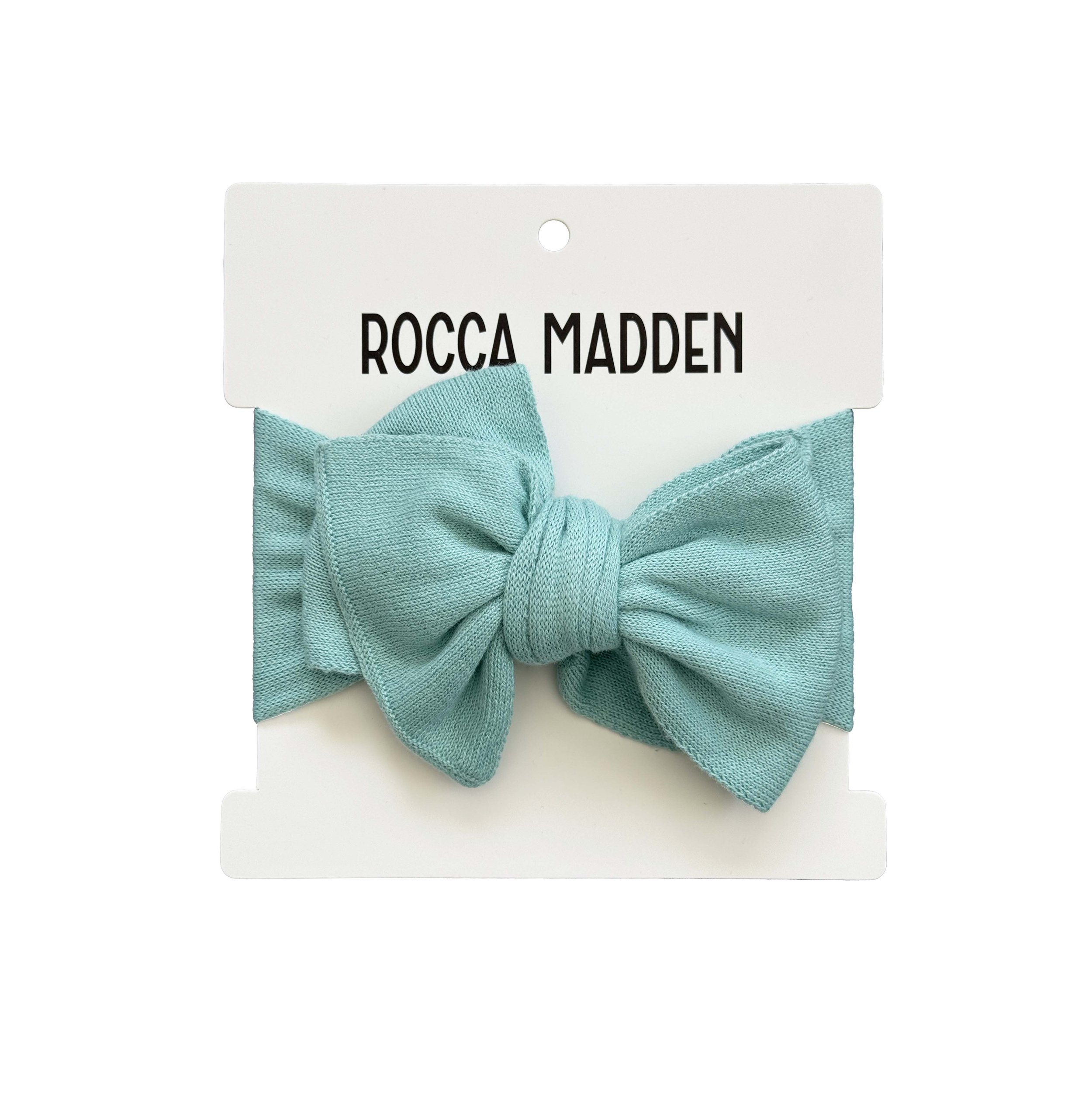 Charlotte Knit Headwrap Aqua