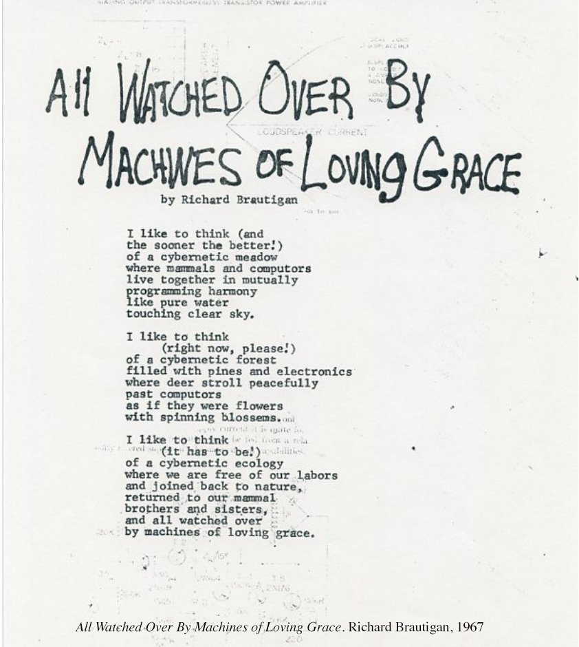 Machines of Loving Grace Poem