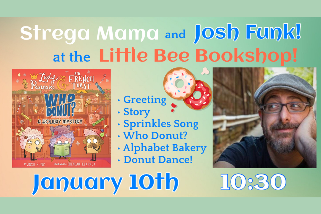 It’s a “Whodonut” Mystery  Storytime with Strega Mama &amp; Josh Funk!