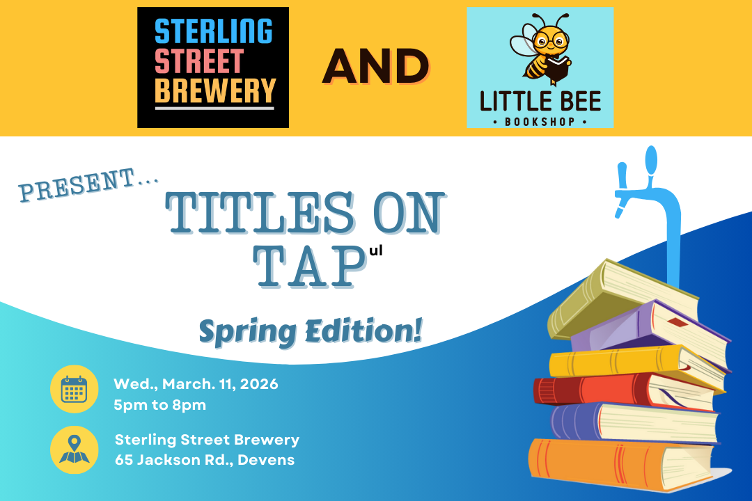 Titles on Tap at Sterling Street Brewery Devens! 