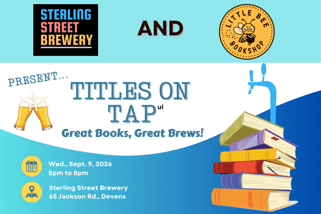 Titles on Tap at Sterling Street Brewery Devens! 