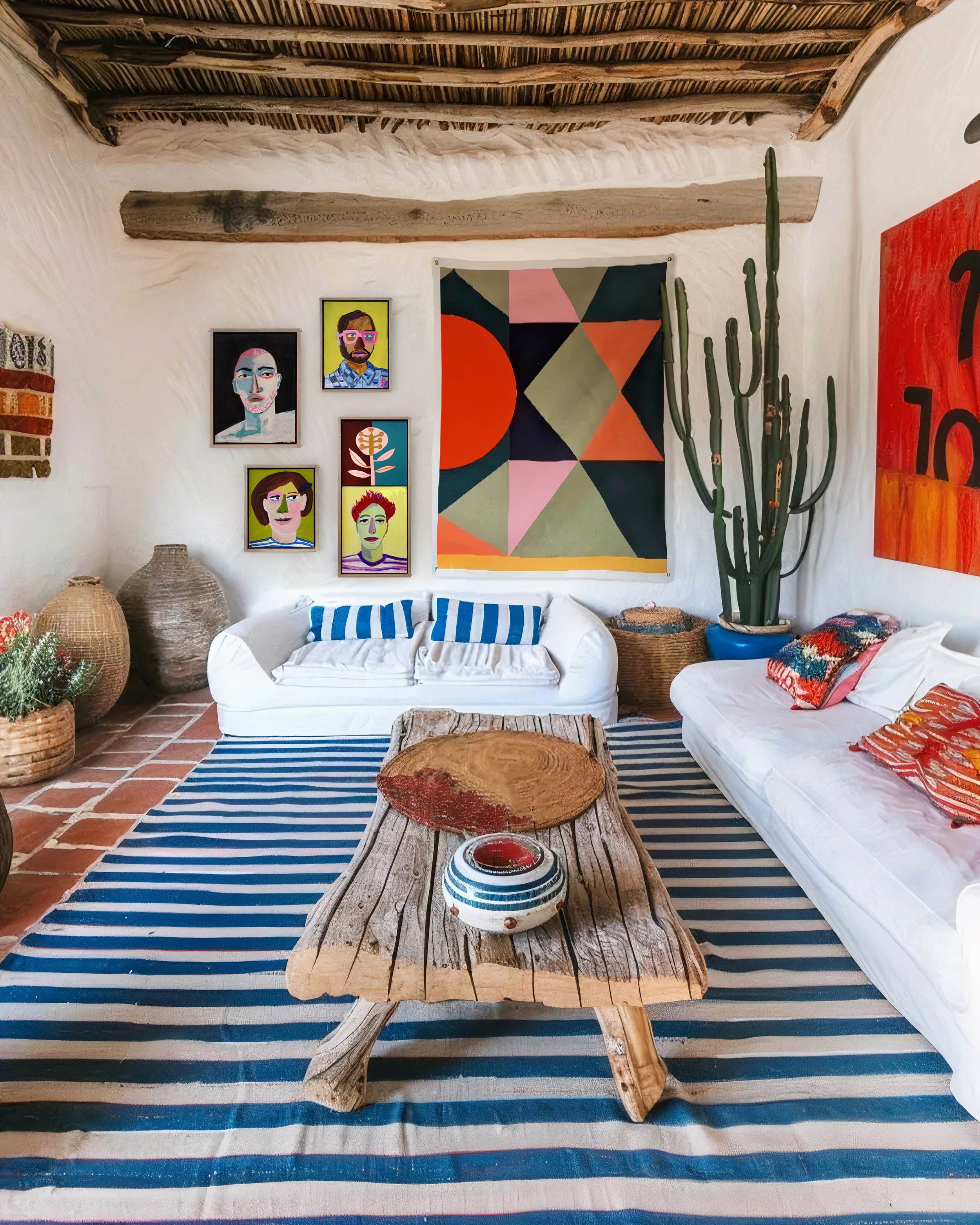 3 Portraits in Adobe Interior.jpg